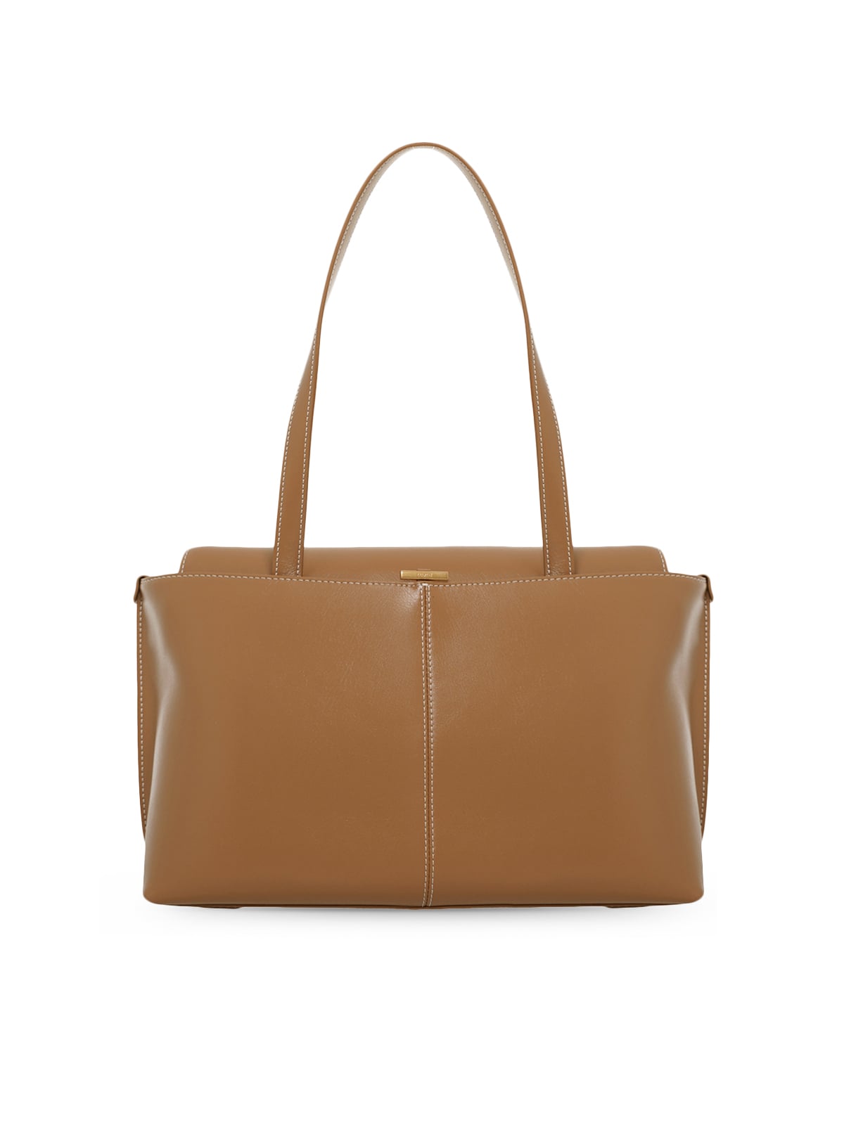 Panier Flap Shoulder Bag Tan Brown-Atelier de Lumen