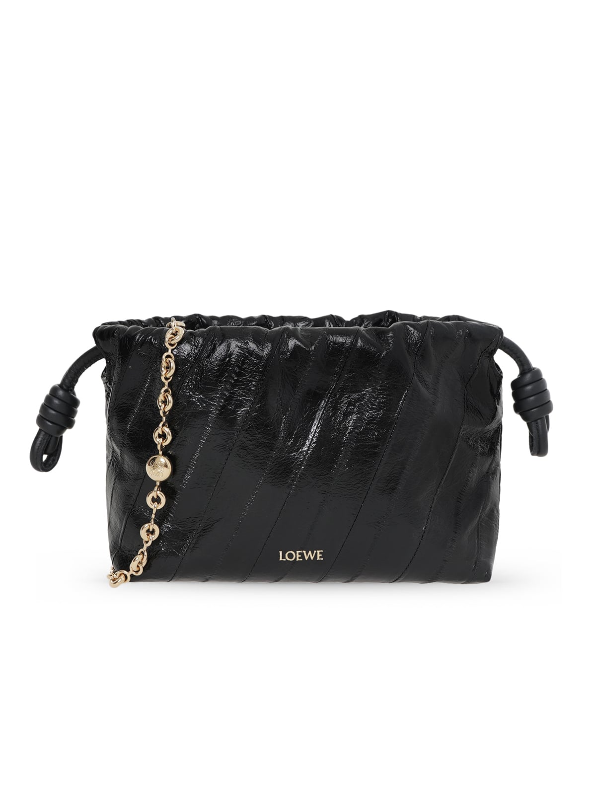 Flamenco Mini Purse Hagfish Black-Loewe