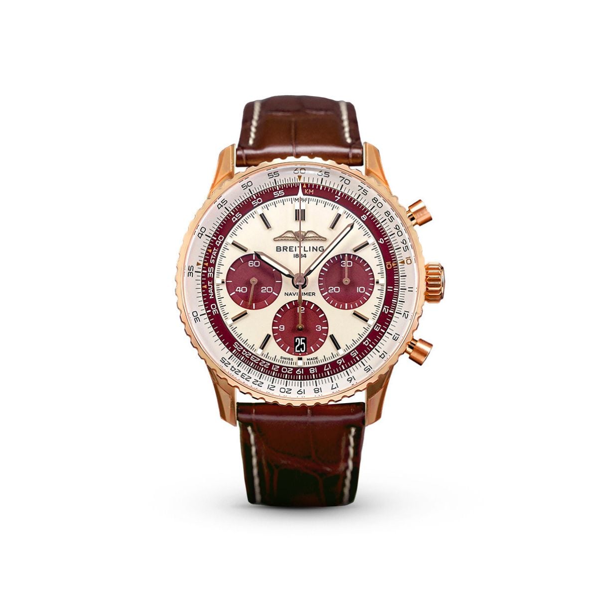 Navitimer 43 RB01388A1G1P1 Silver-Breitling