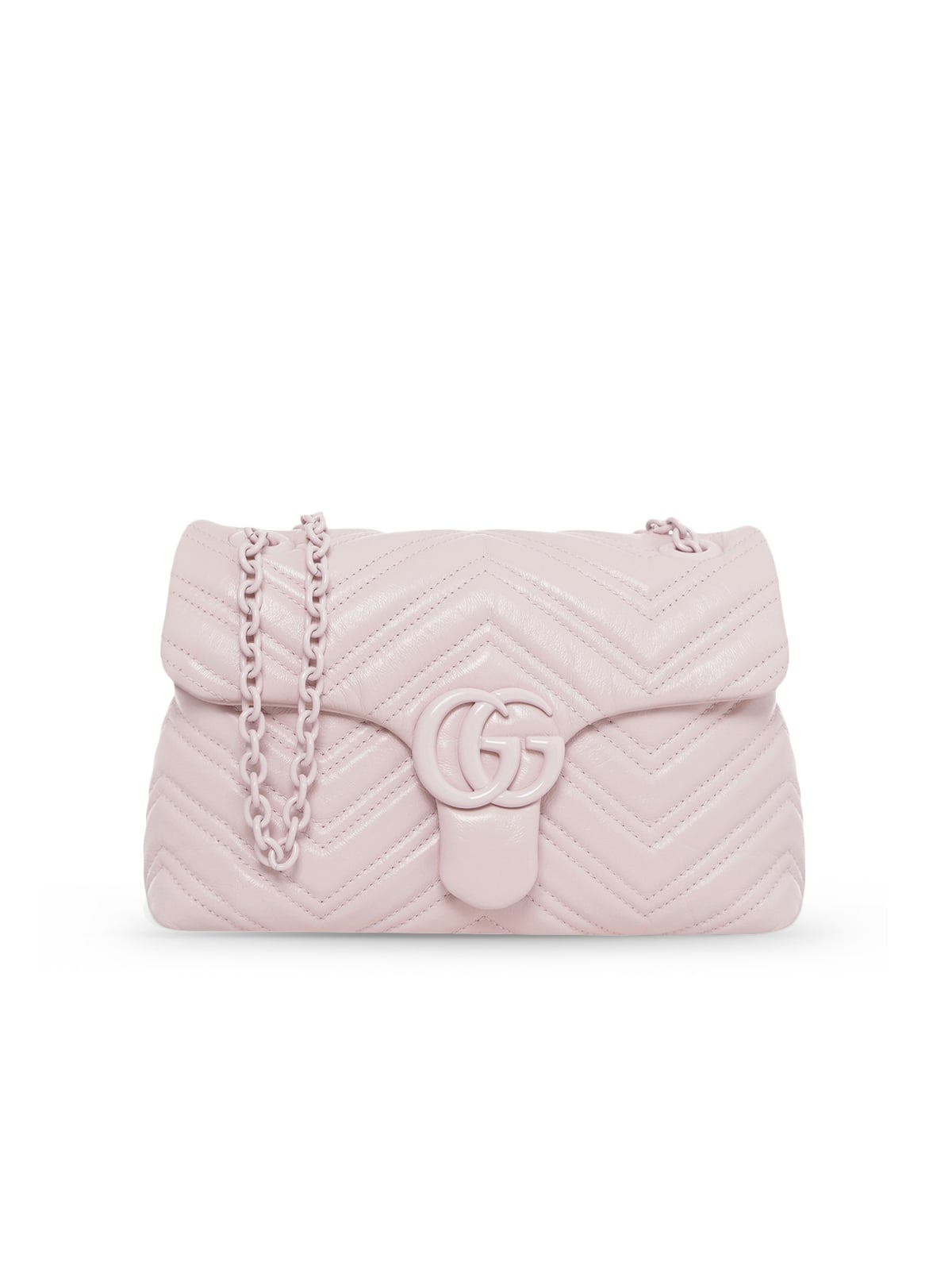 GG Marmont Small Shoulder Bag Nappa Leather Pink-Gucci