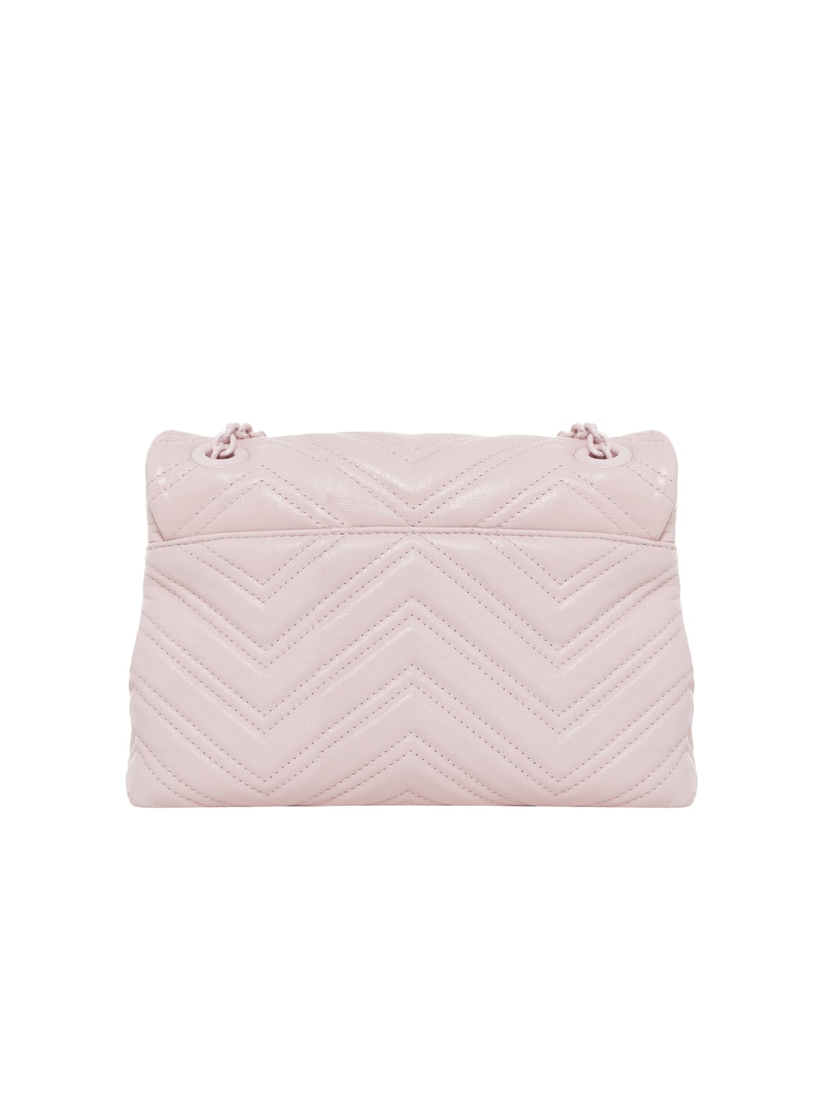 GG Marmont Small Shoulder Bag Nappa Leather Pink