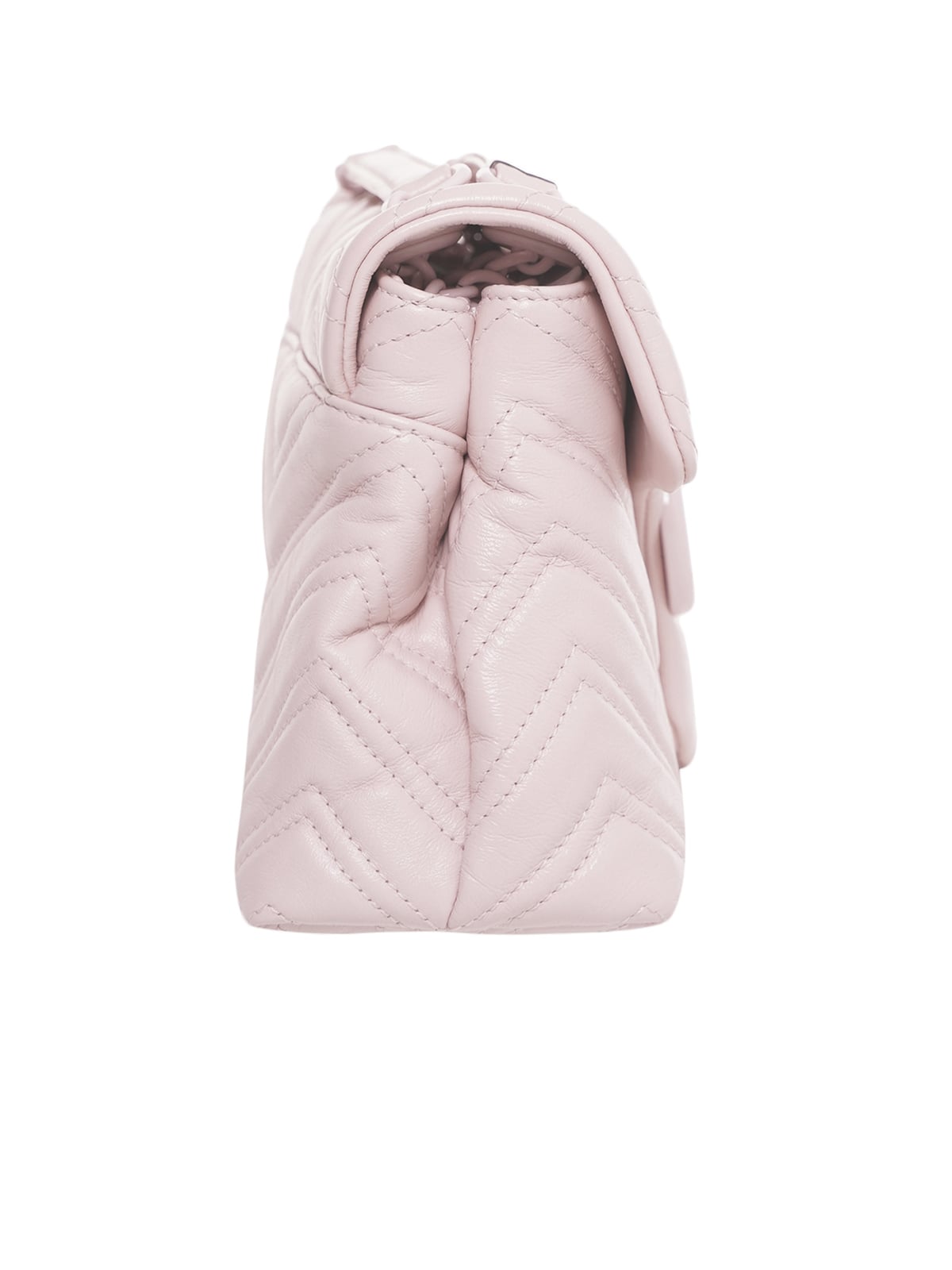 GG Marmont Small Shoulder Bag Nappa Leather Pink