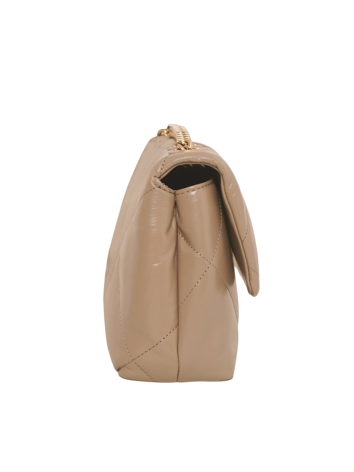 Kira Diamond Convertible Bag Taupe Oak GHW
