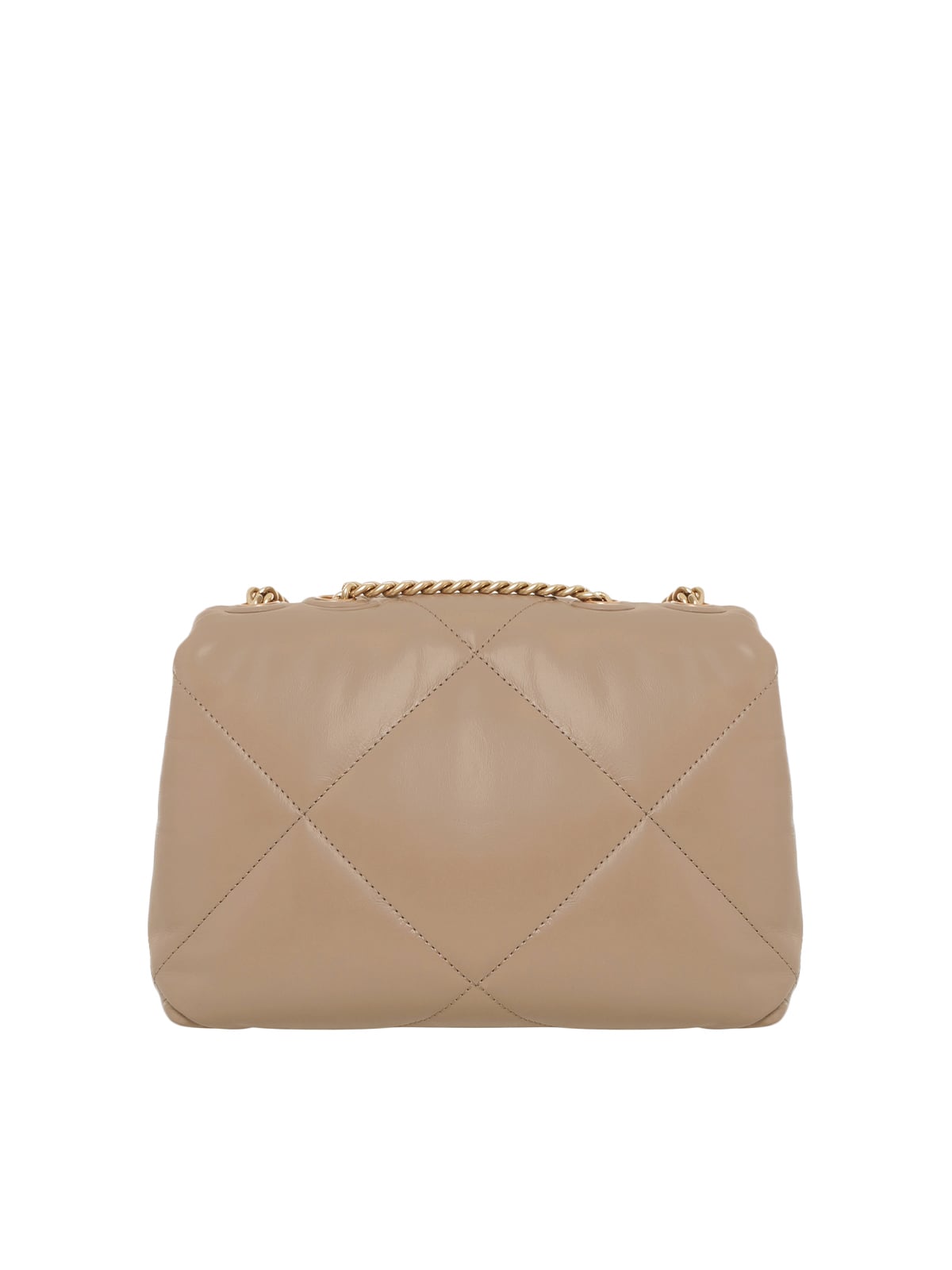 Kira Diamond Convertible Bag Taupe Oak GHW
