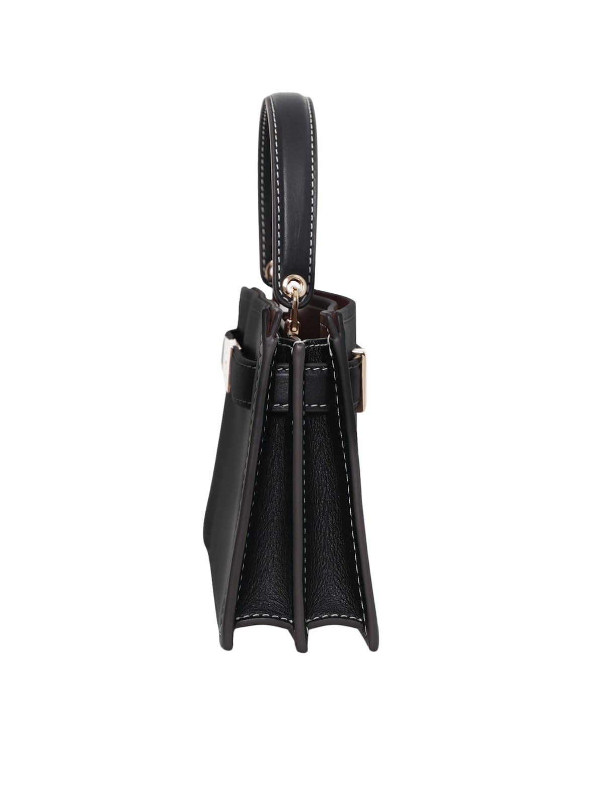Small Lee Radziwill Double Bag Black GHW