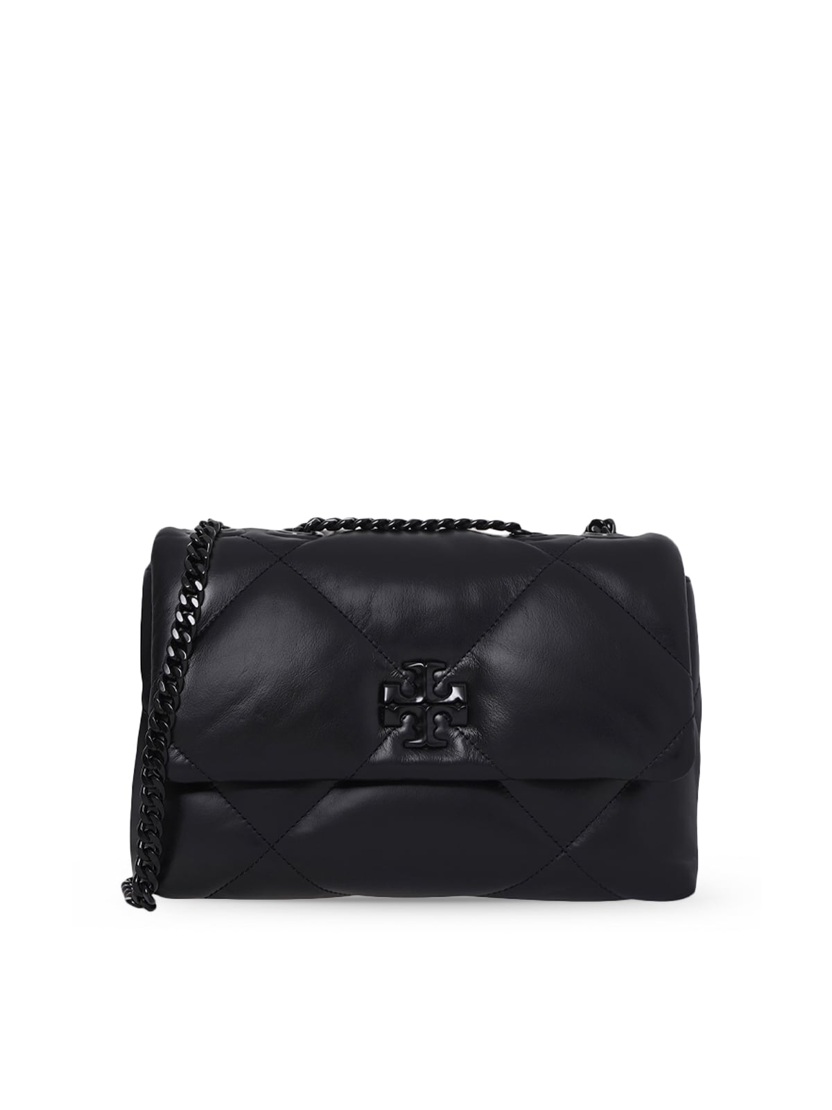 Kira Diamond Leather Bag All Black-Tory Burch
