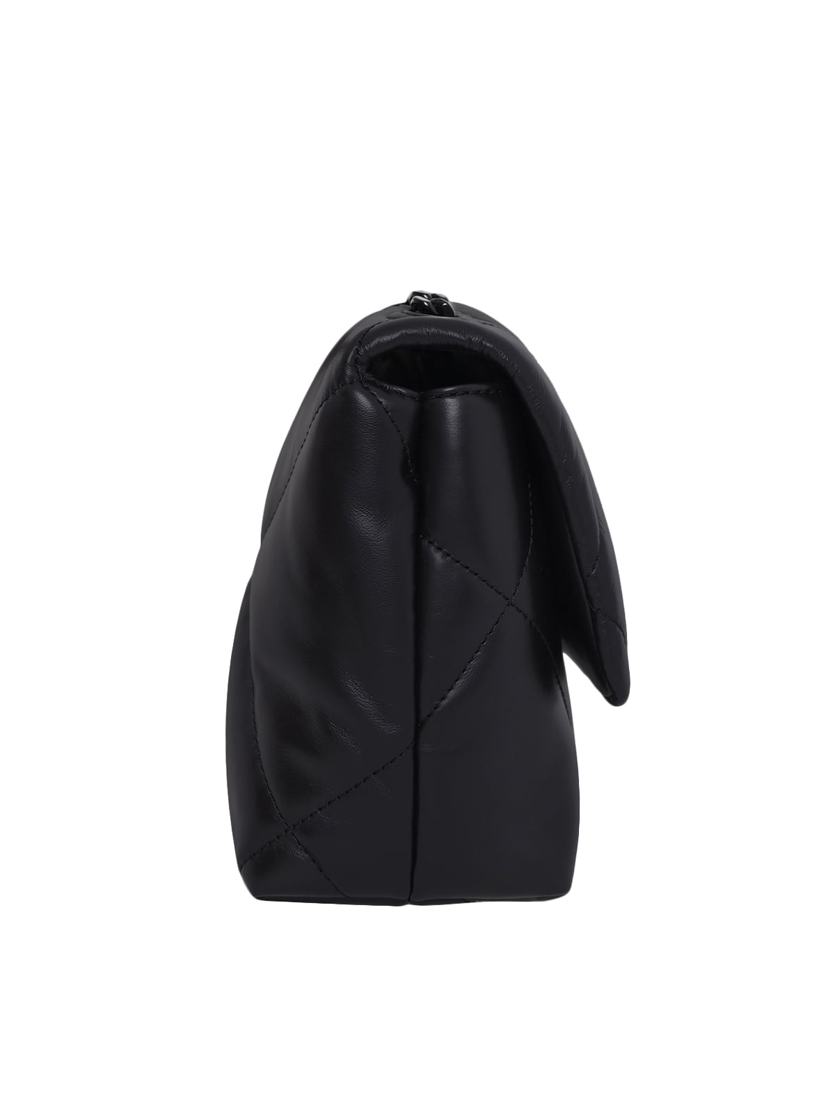 Kira Diamond Leather Bag All Black