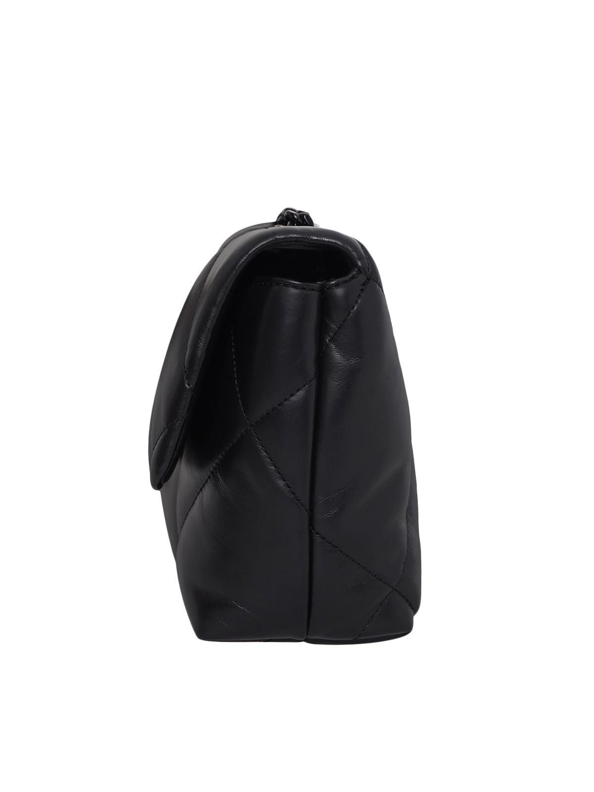 Kira Diamond Leather Bag All Black