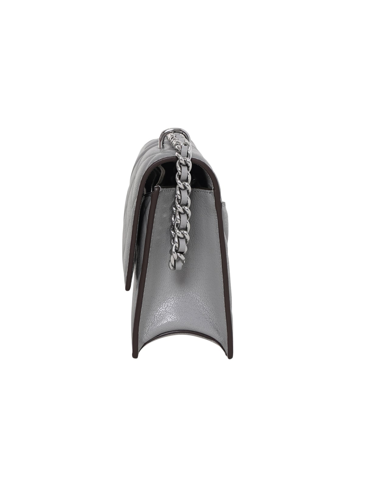 Small Fleming Convertible Shoulder Bag Grey