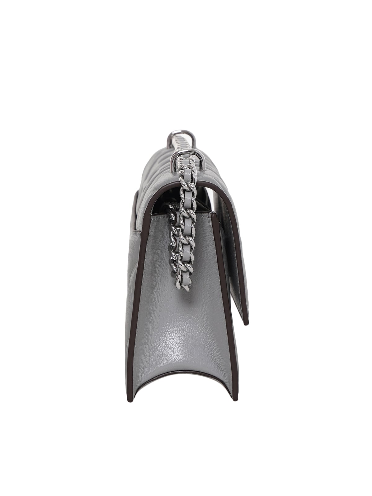 Small Fleming Convertible Shoulder Bag Grey