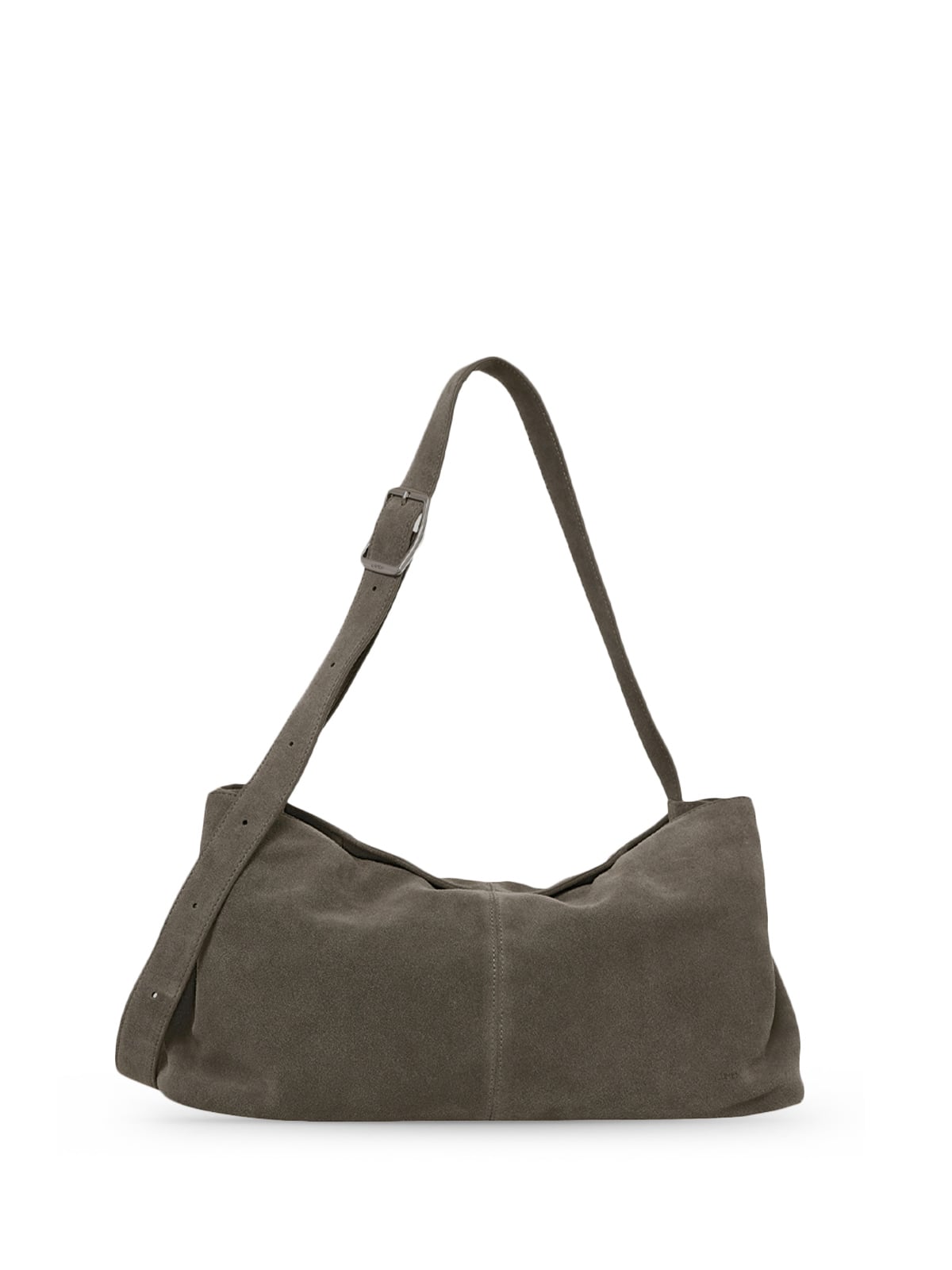 Brise Shoulder Bag Suede Grey-Atelier de Lumen