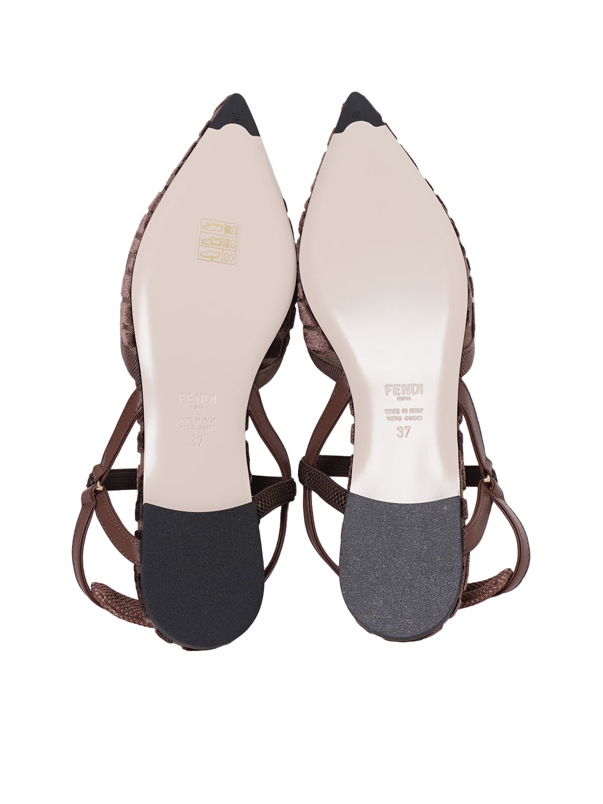 Colibrì Lite Fabric Flats Brown