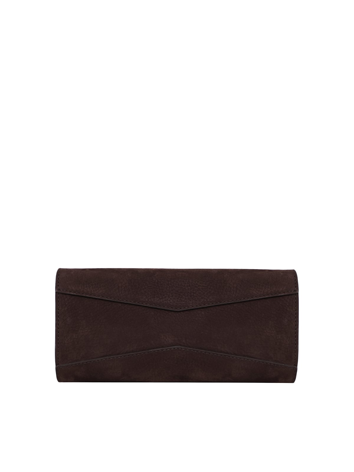 Le Click Small Square Bag Nubuck Dark Brown