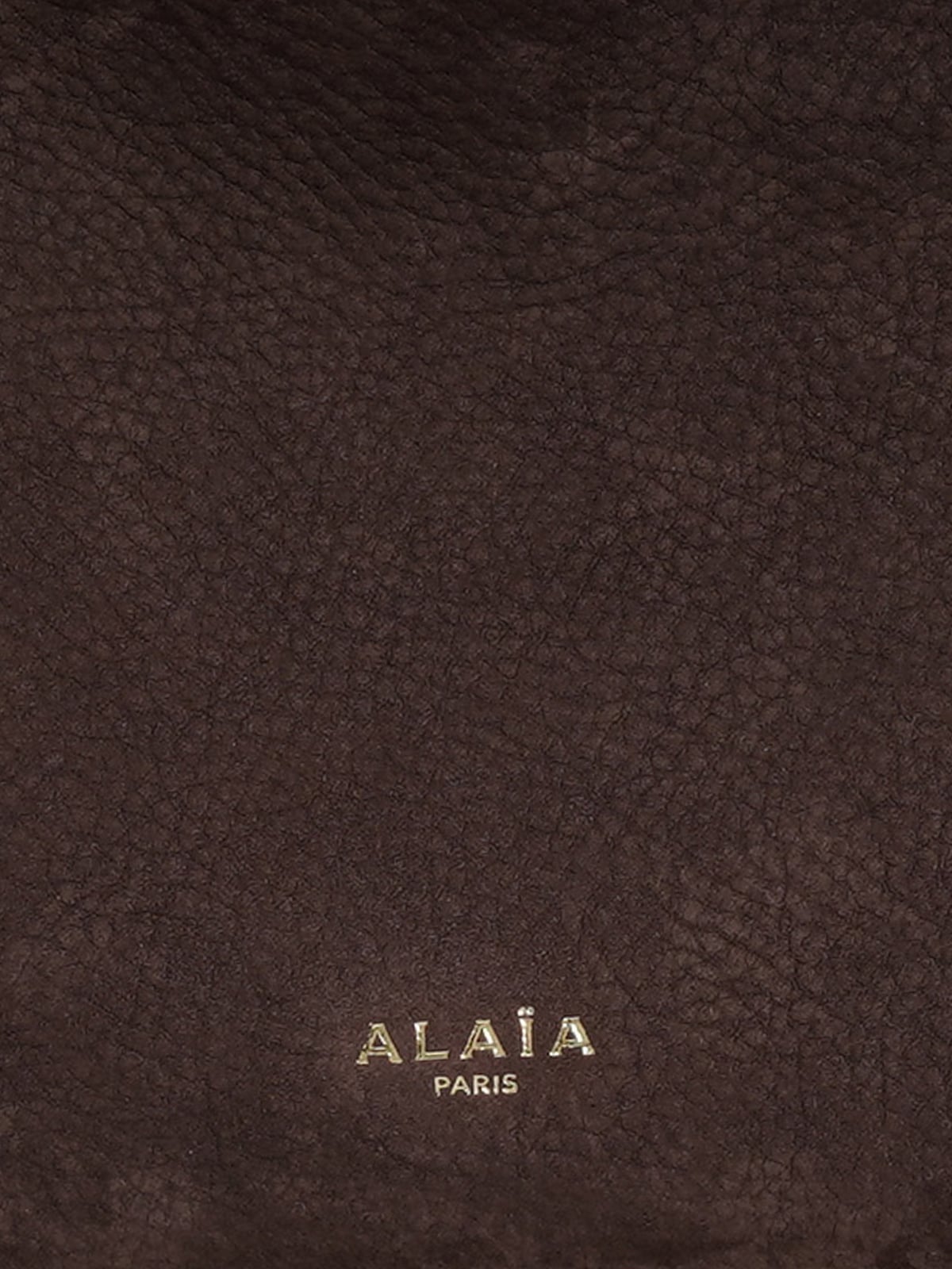 Le Click Small Square Bag Nubuck Dark Brown
