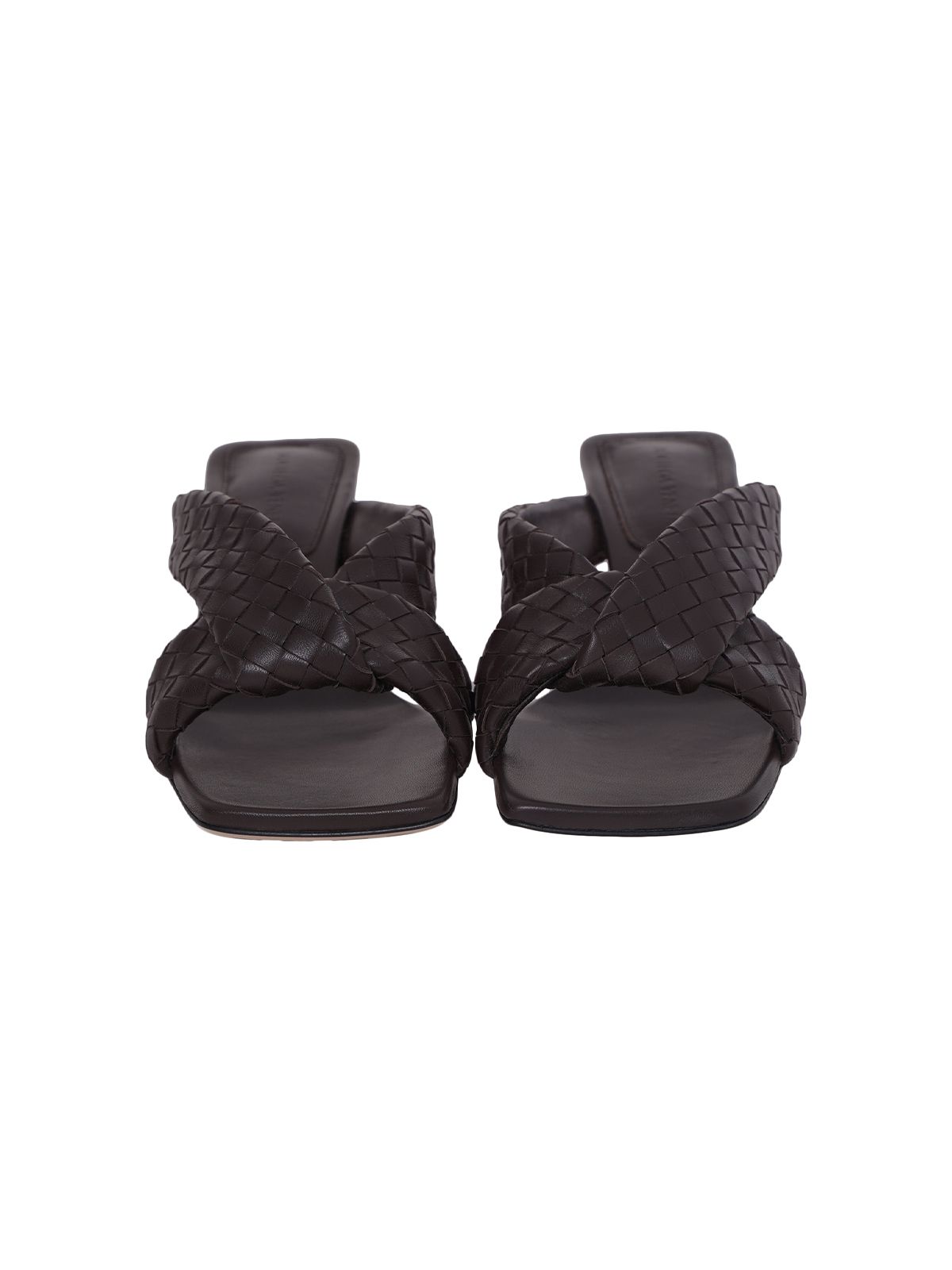 Riva Mule Heel 50mm Lambskin Fondant