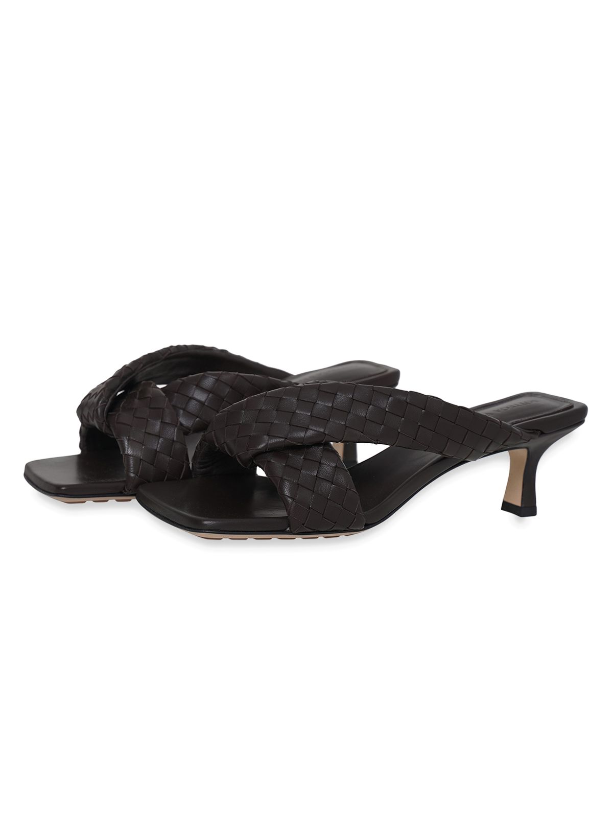 Riva Mule Heel 50mm Lambskin Fondant