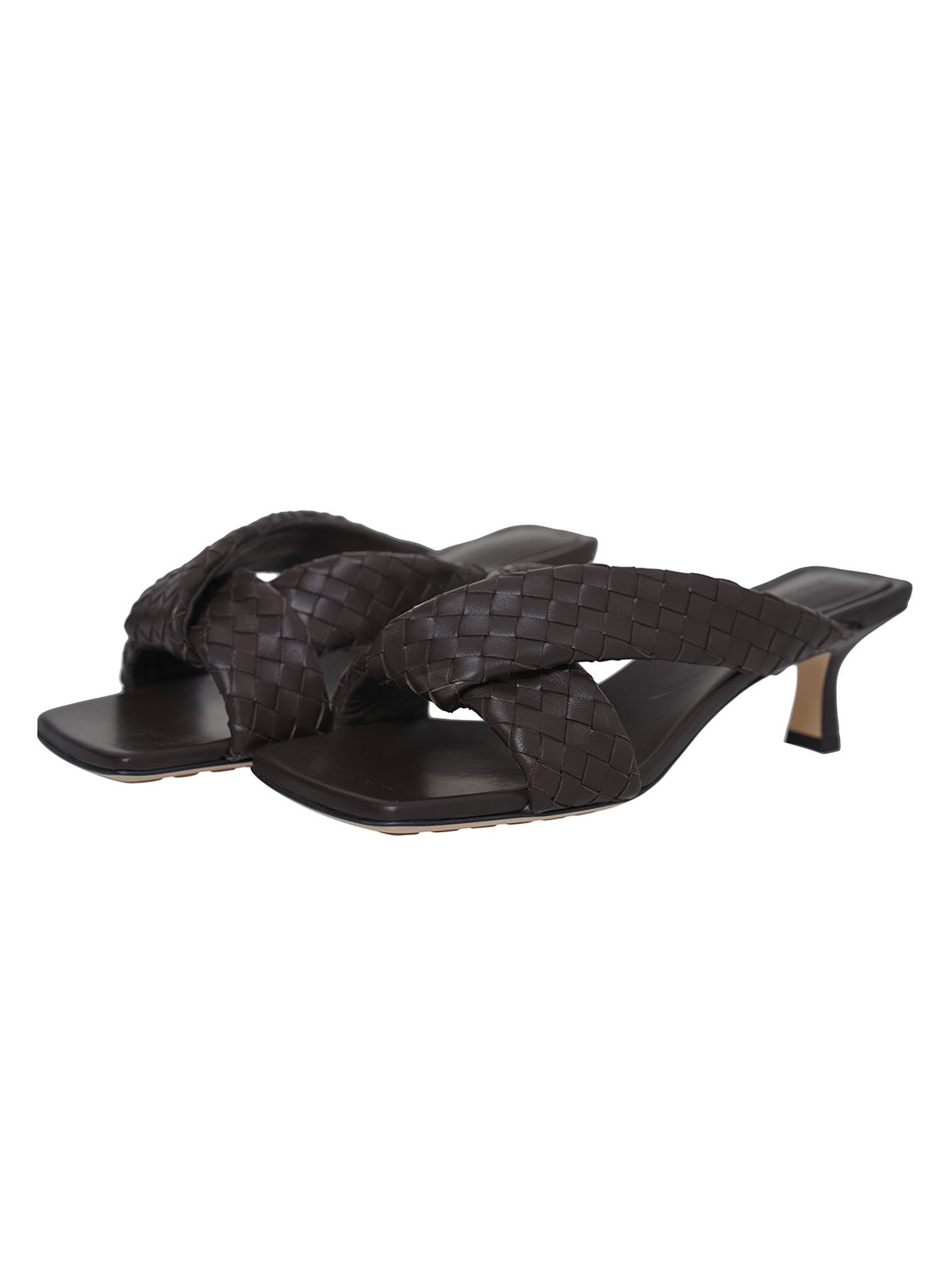 Riva Mule Heel 50mm Lambskin Fondant