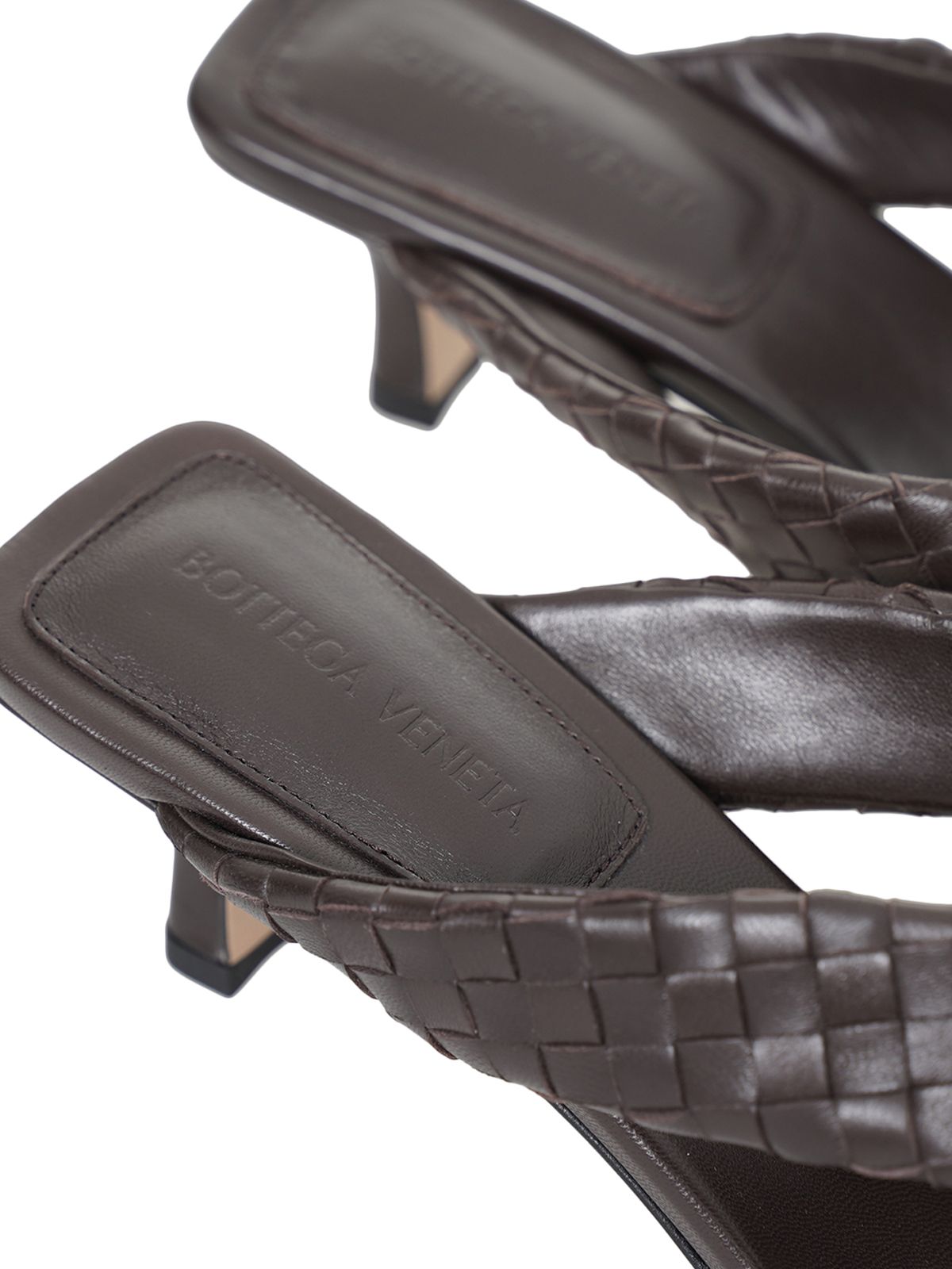 Riva Mule Heel 50mm Lambskin Fondant