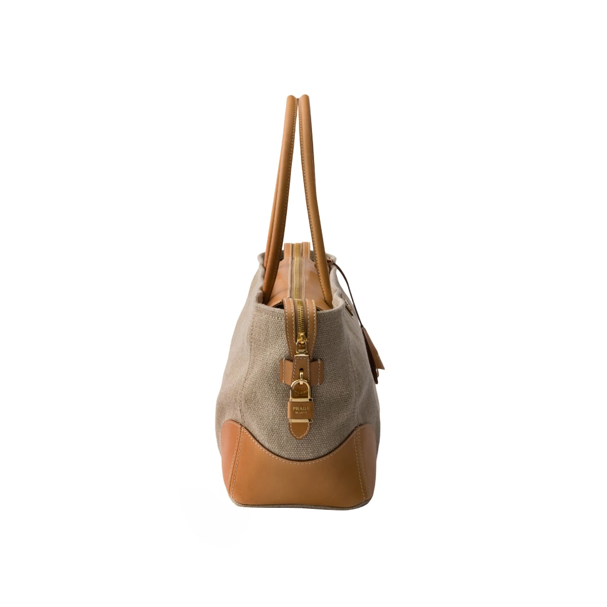 Large Tote Bag Woven Rope Beige