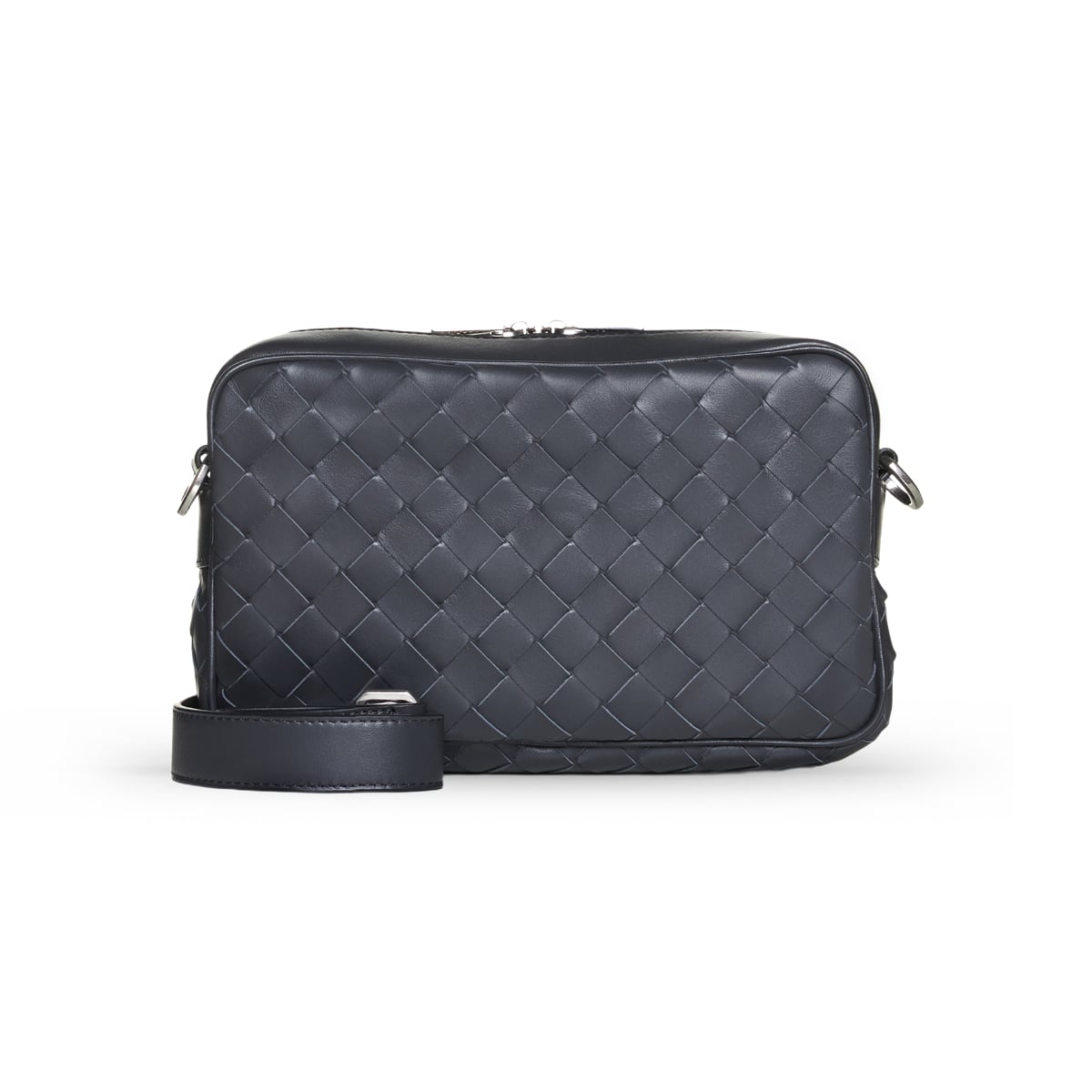 Small Intrecciato Camera Bag Ardoise-Bottega Veneta