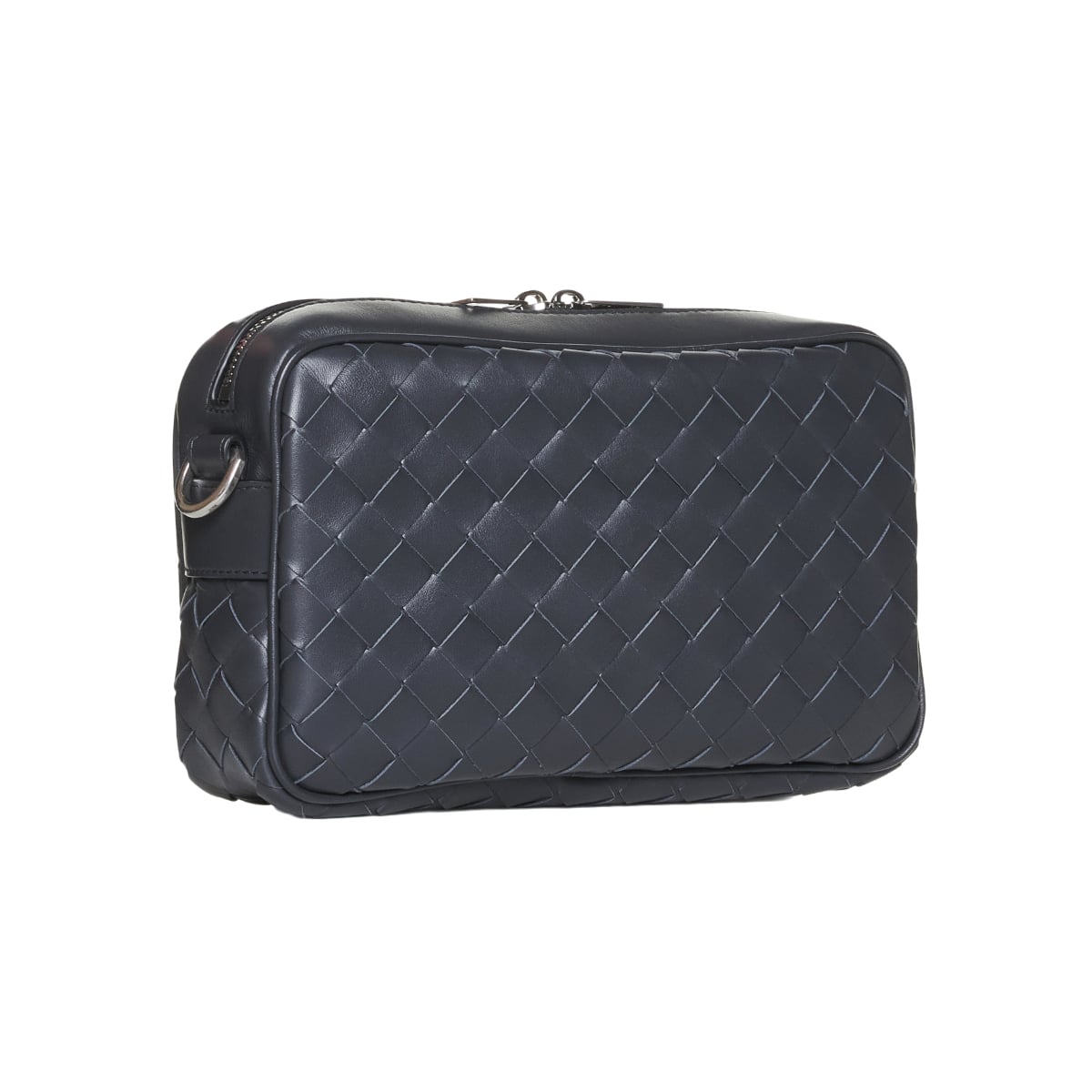Small Intrecciato Camera Bag Ardoise