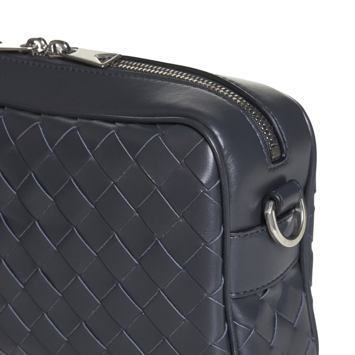 Small Intrecciato Camera Bag Ardoise