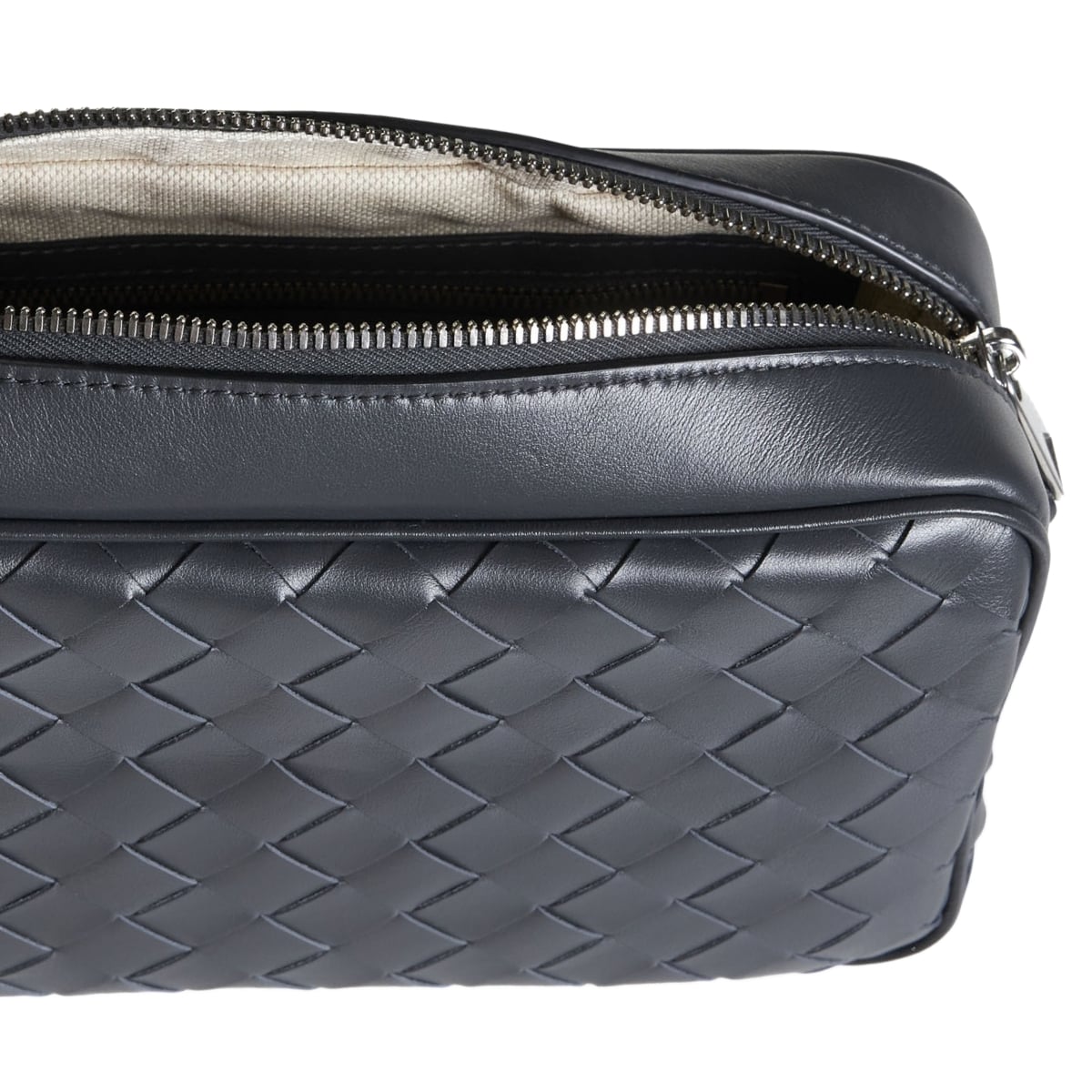 Small Intrecciato Camera Bag Ardoise