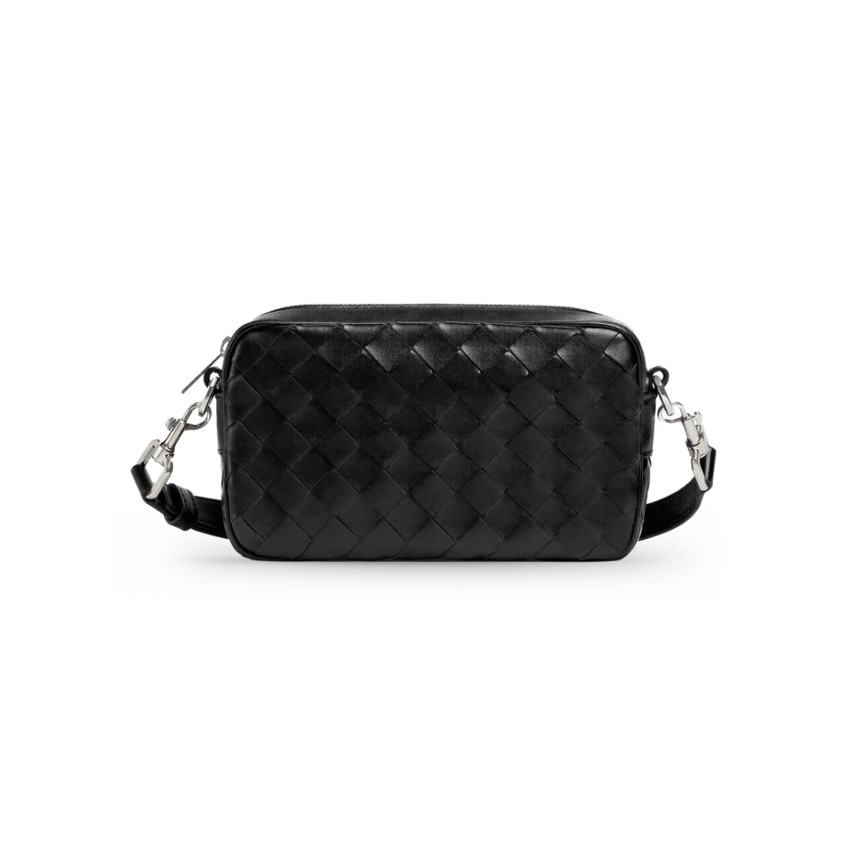 Mini Intrecciato Camera Bag Black-Bottega Veneta