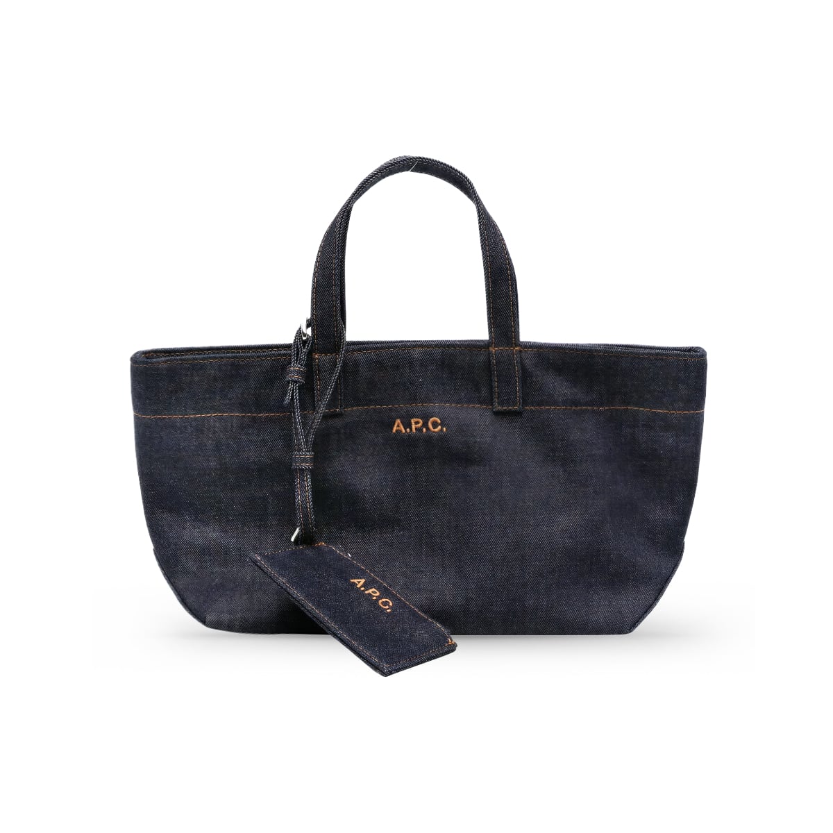 Le Drummer Small Tote Bag Denim Blue-A.P.C.