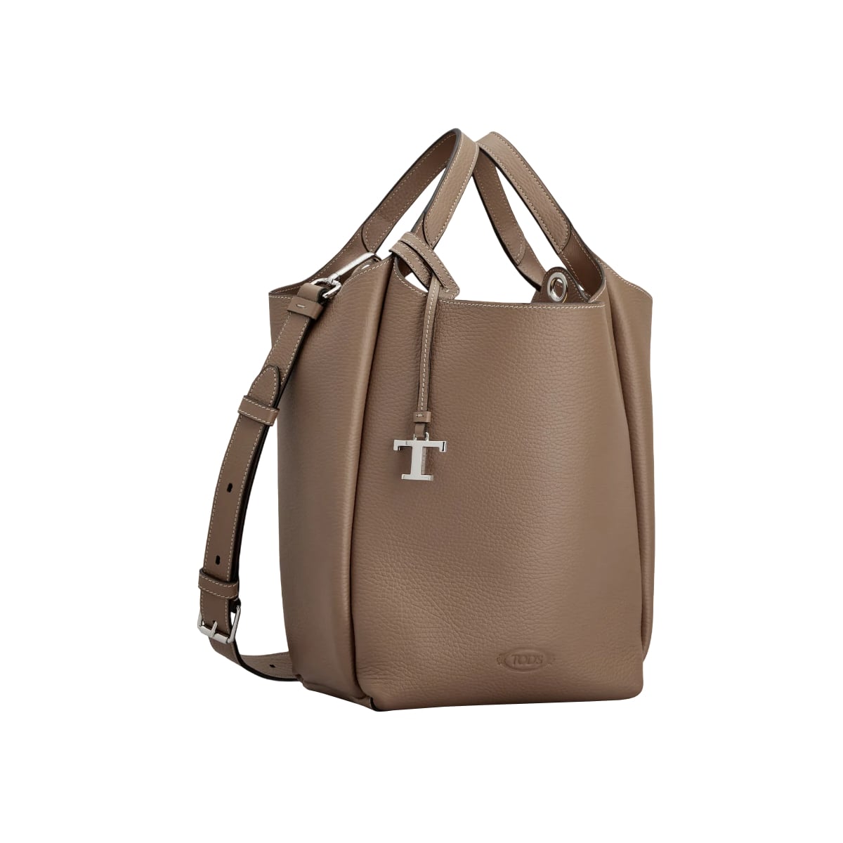 Mini Bucket Bag Leather Brown