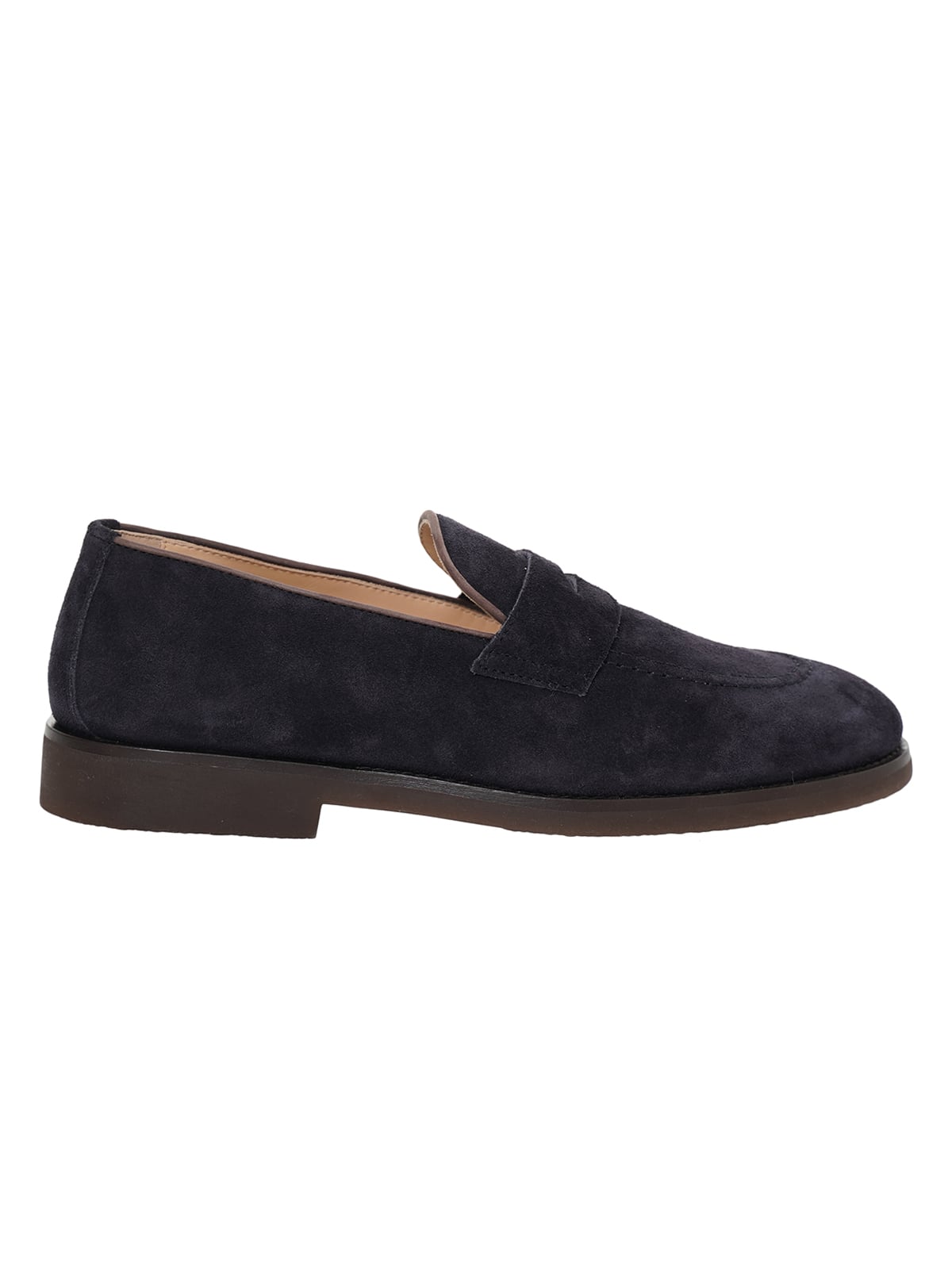 Suede Loafers Night-Brunello Cucinelli