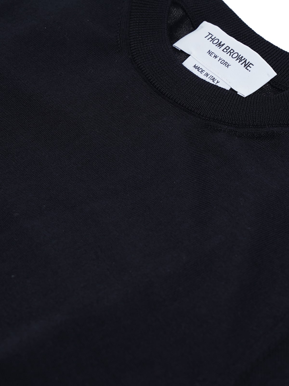 4-Bar Short Sweater Navy