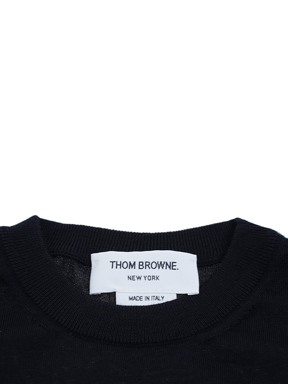 4-Bar Short Sweater Navy
