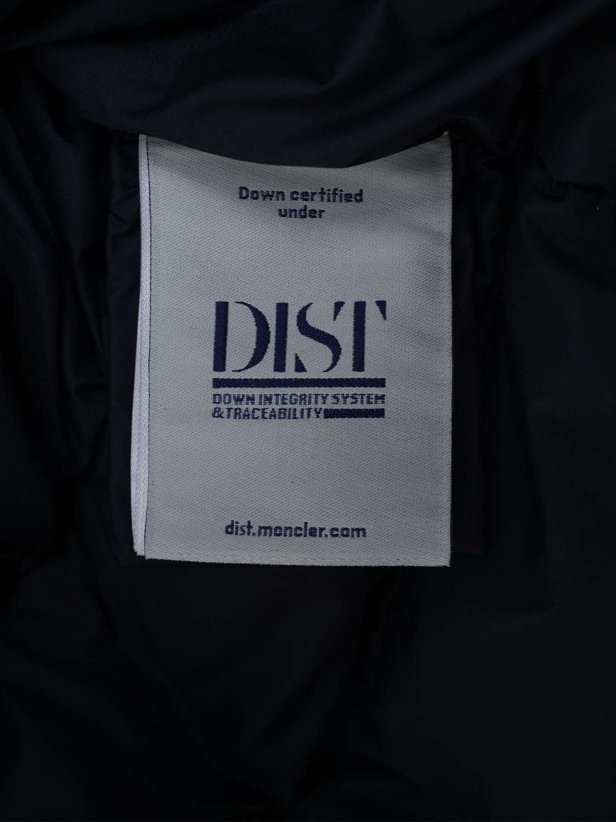 Arneb Hooded Short Down Jacket Navy Blue
