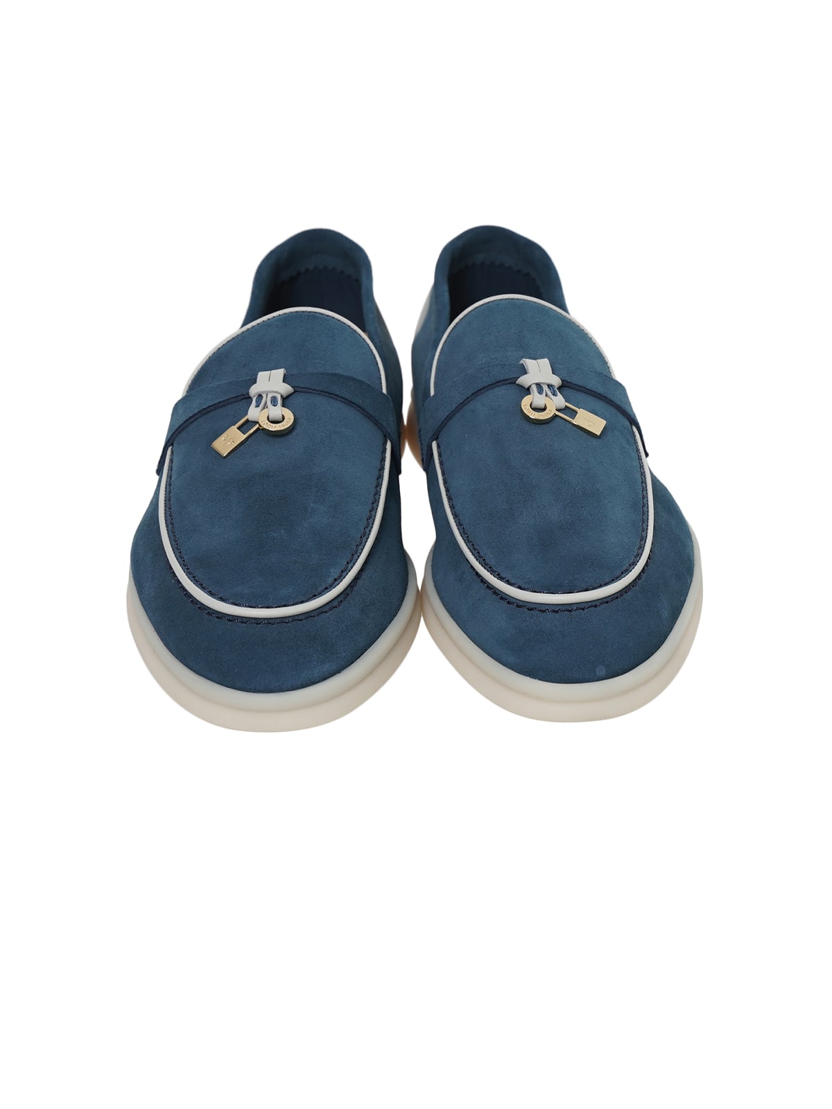 Summer Charms Walk Loafer Suede Ocean Heart