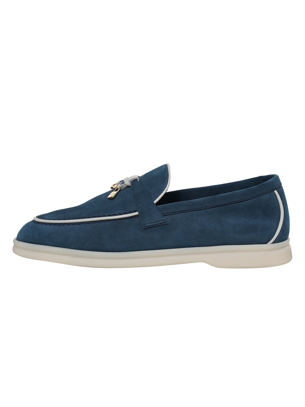 Summer Charms Walk Loafer Suede Ocean Heart
