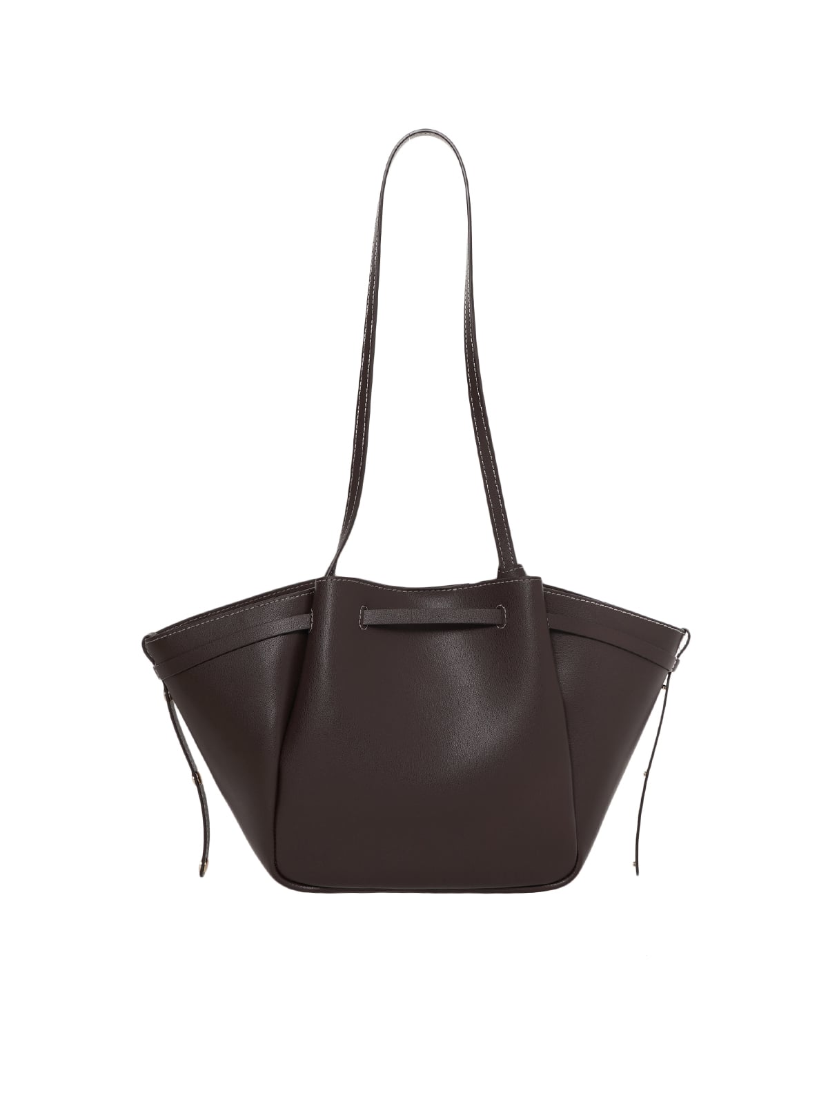 Mini Anthos Shoulder Bag Leather Cocoa Stitch