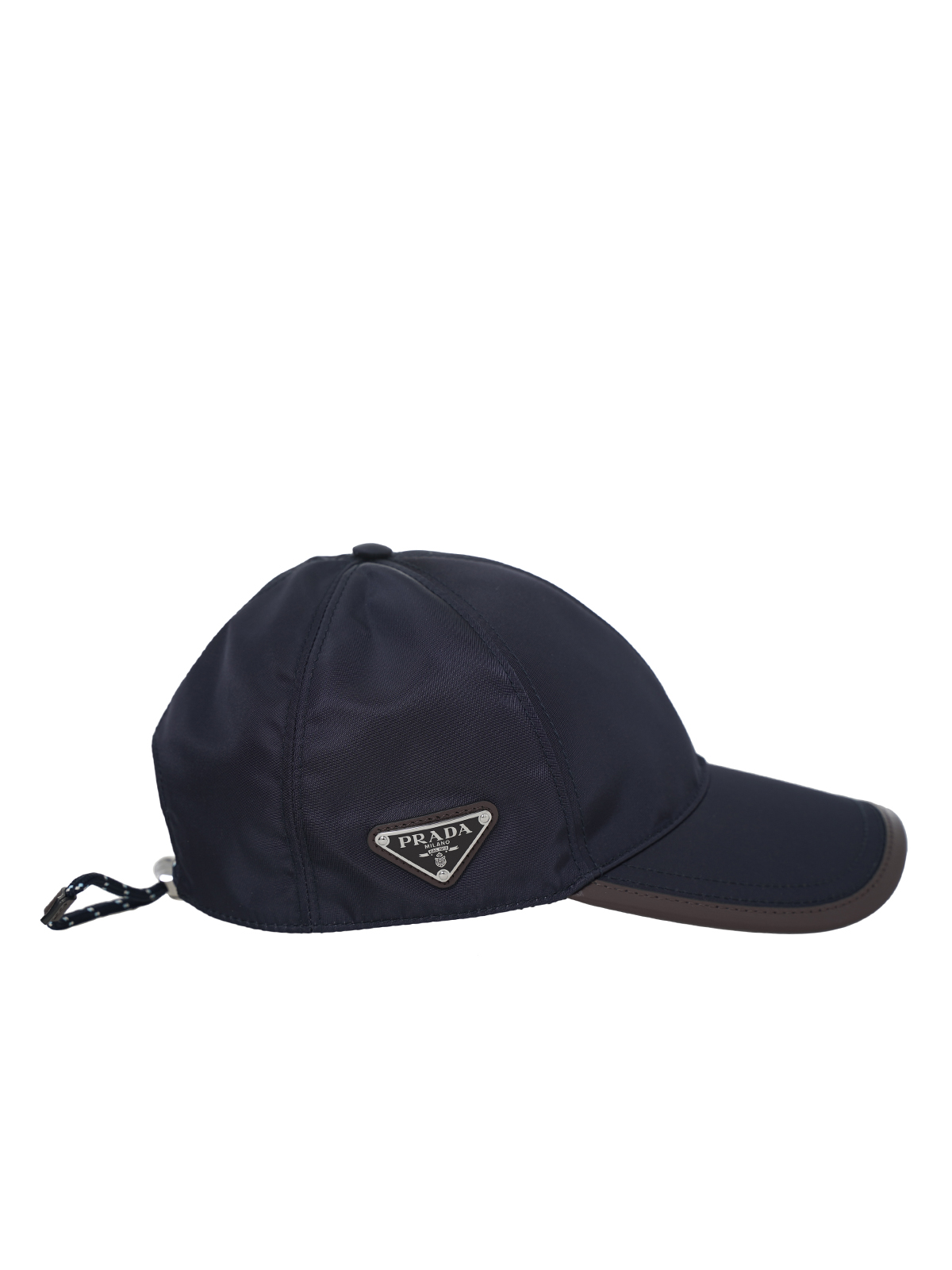 Prada Speedrock Re-Nylon Baseball Cap Navy Original Terbaik