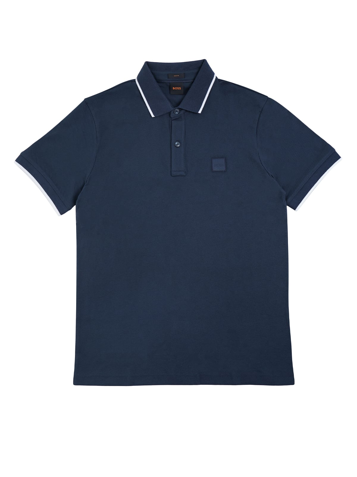 Passertip Slim Fit Polo Shirt Stretch-Cotton Piqué Blue-Hugo Boss