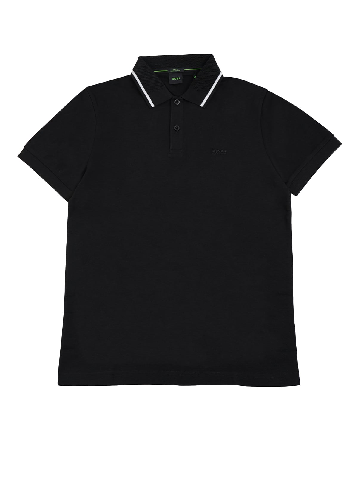 Join Paddy Slim Fit Polo Shirt Interlock Cotton Black-Hugo Boss