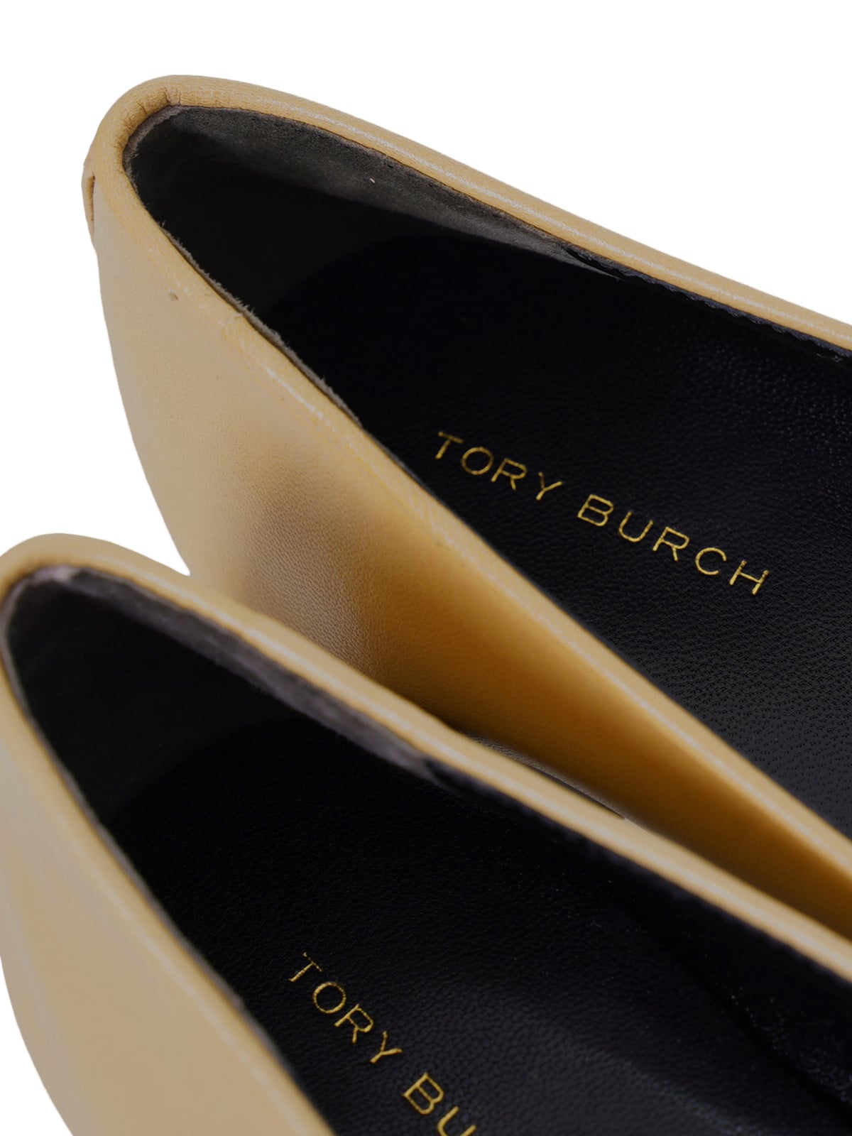 Bow Cap-Toe Leather Ballet Ginger Shortbread