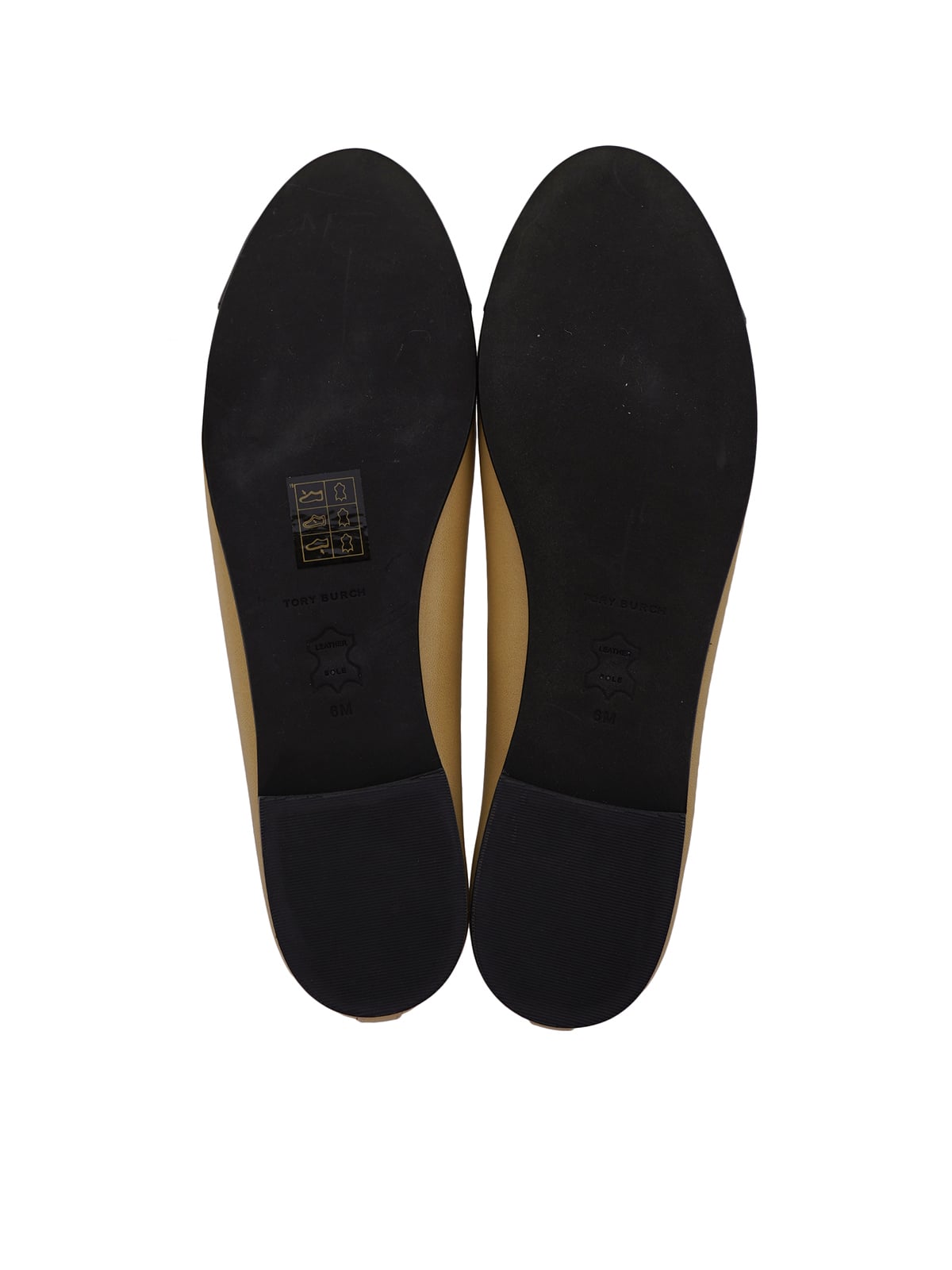 Bow Cap-Toe Leather Ballet Ginger Shortbread