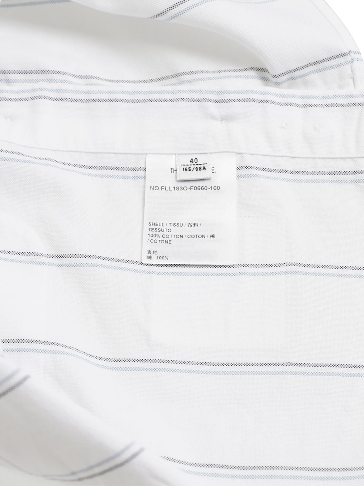 Oxford Crop Shirt White