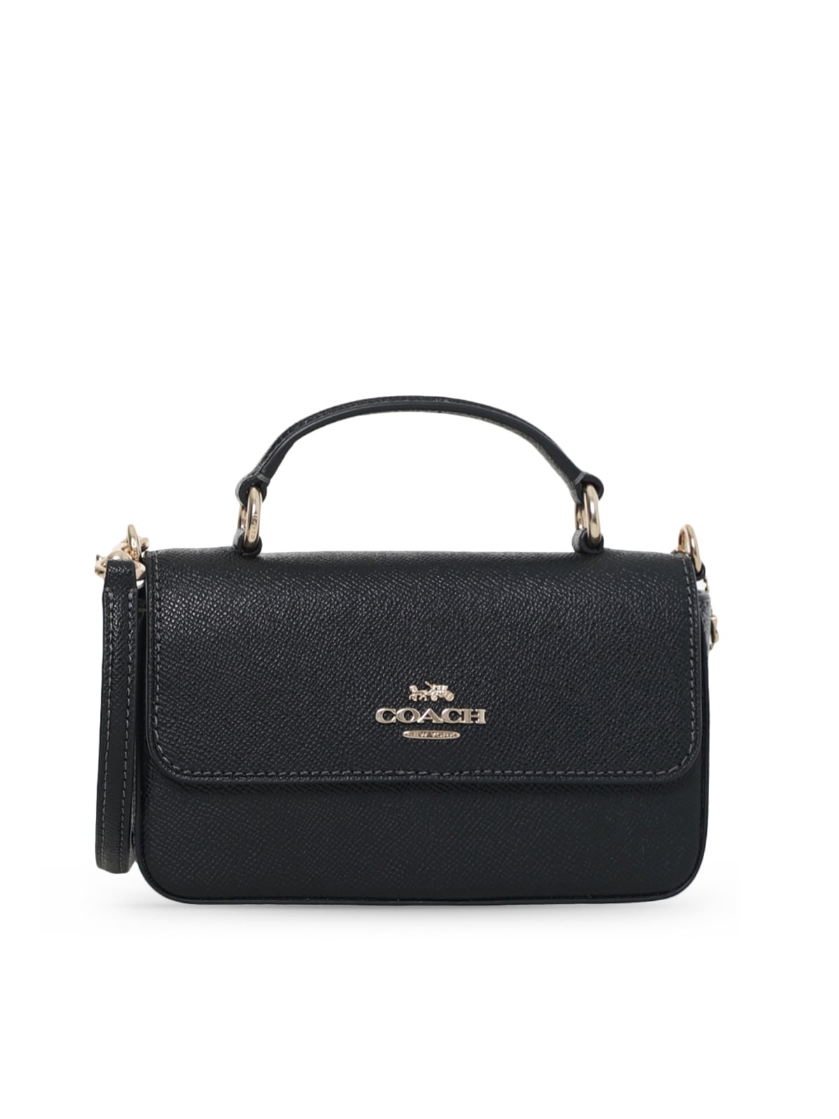 Mini Josie Top Handle Bag Black-Coach