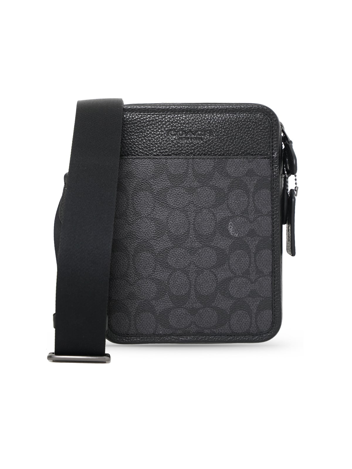 Sullivan Crossbody In Signature Canvas Gunmetal/Charcoal/Black-Coach