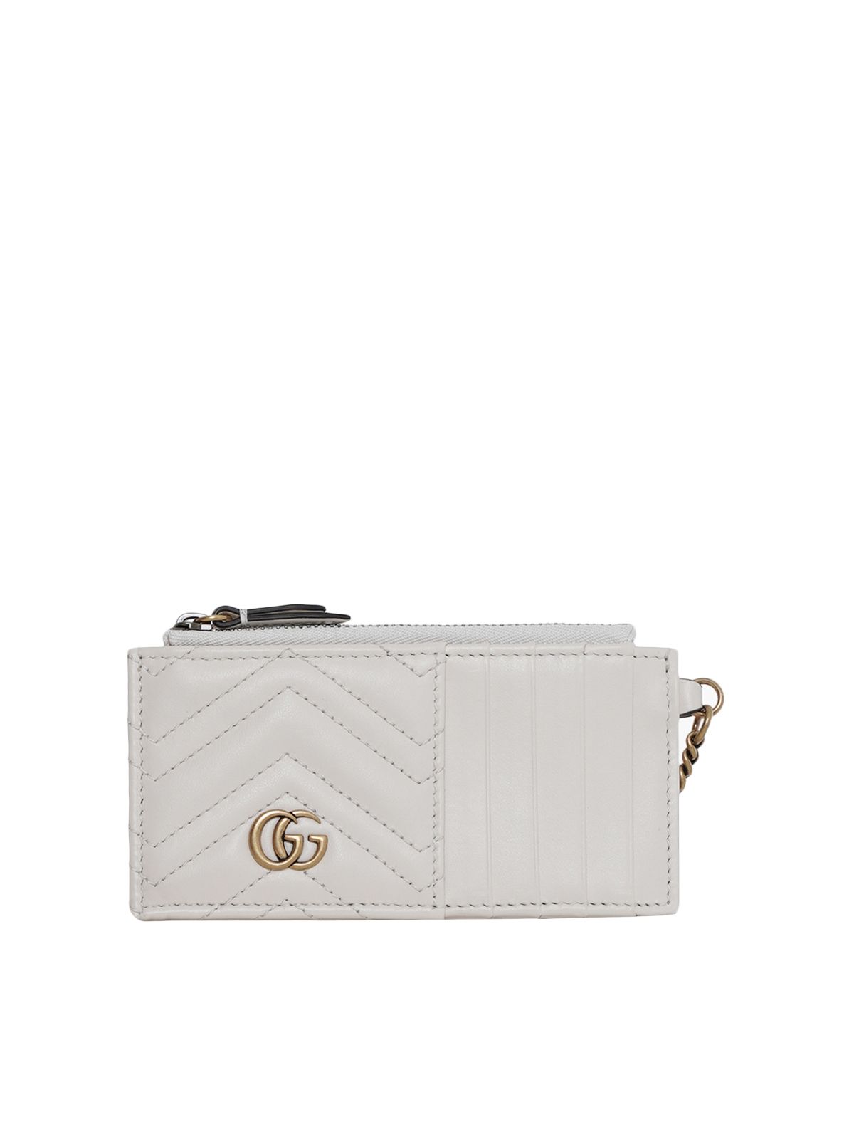 GG Marmont Mini Shoulder Bag Leather Black GHW