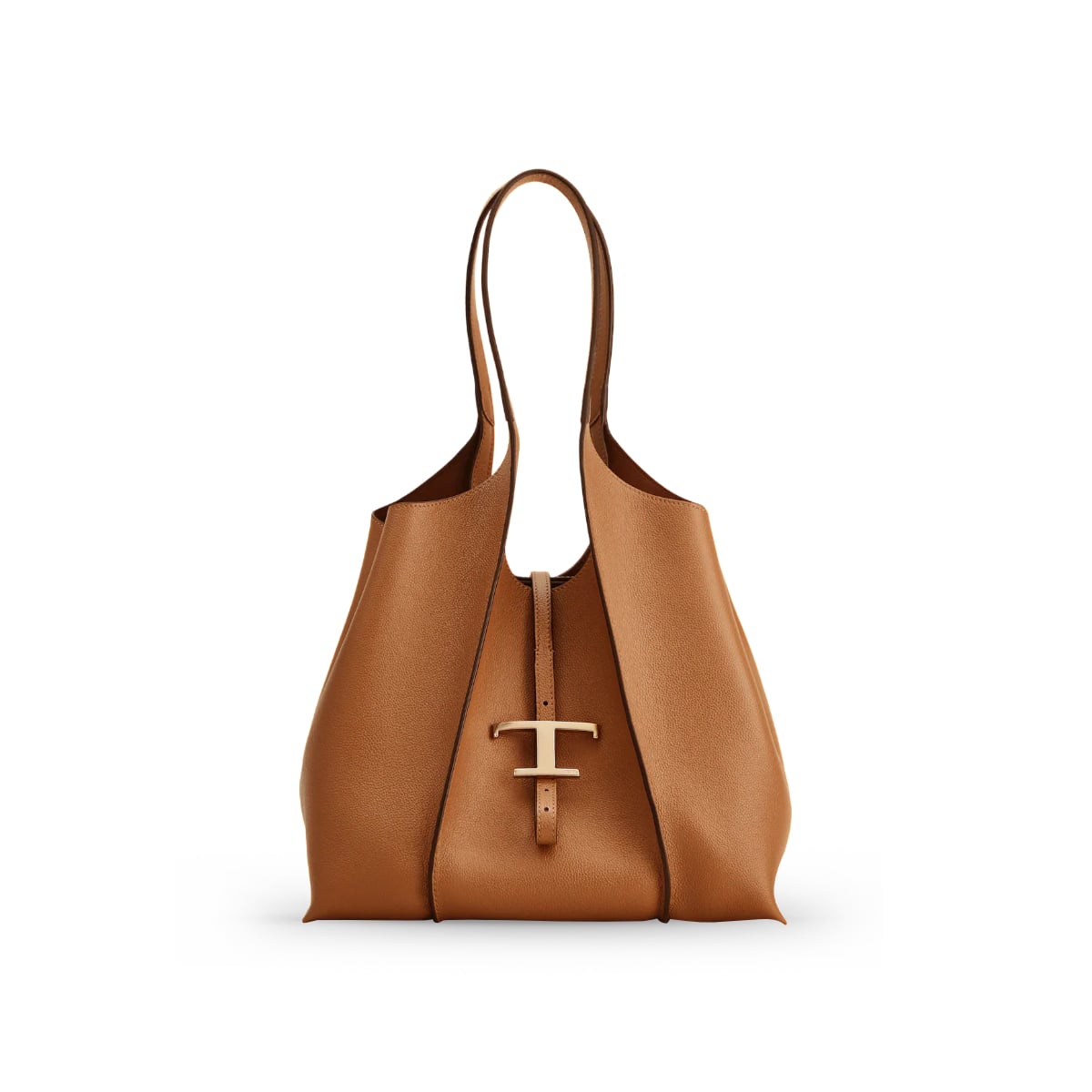T Timeless Small Shopping Bag Brown-Tod's