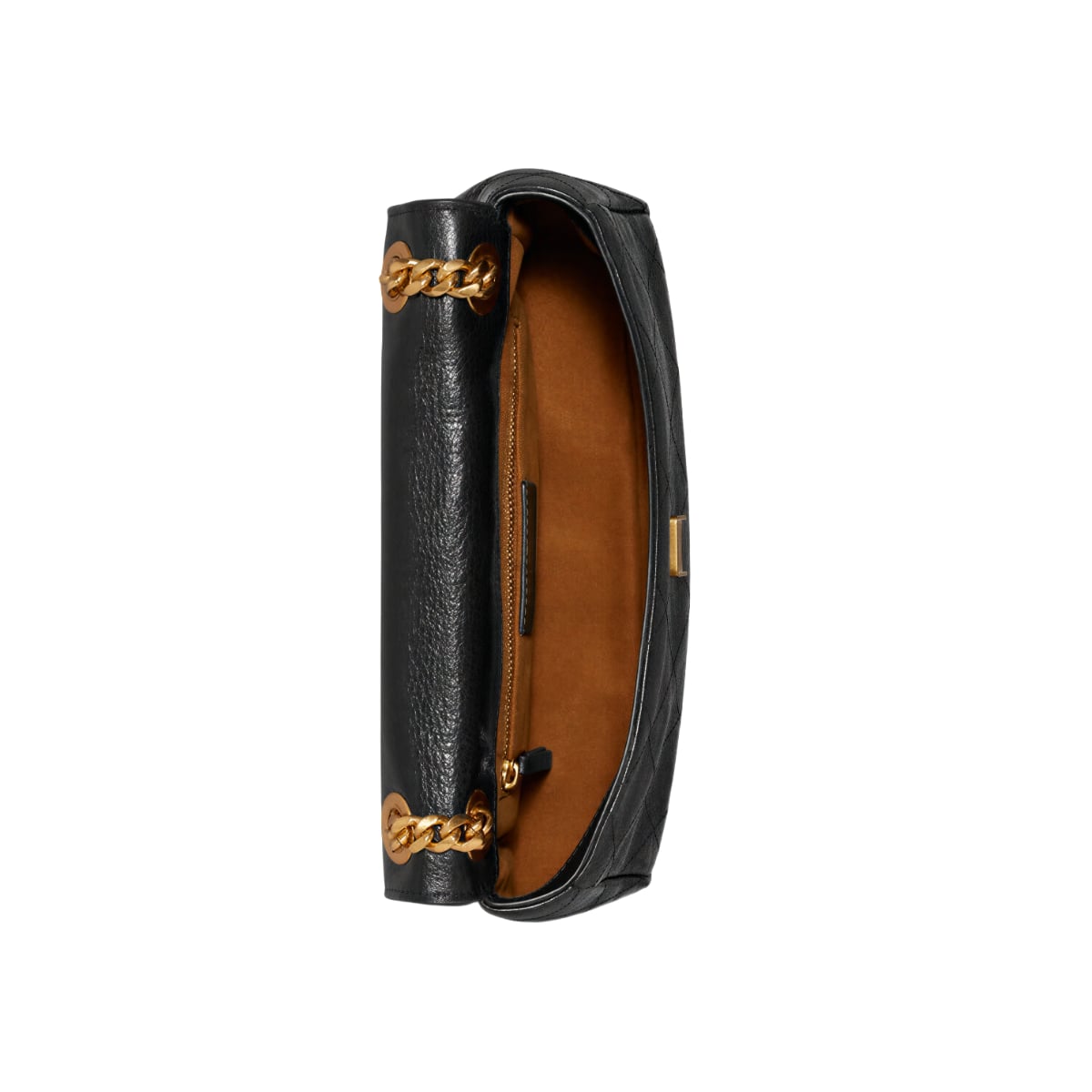 Charlie Small Quilted Shoulder Bag Black