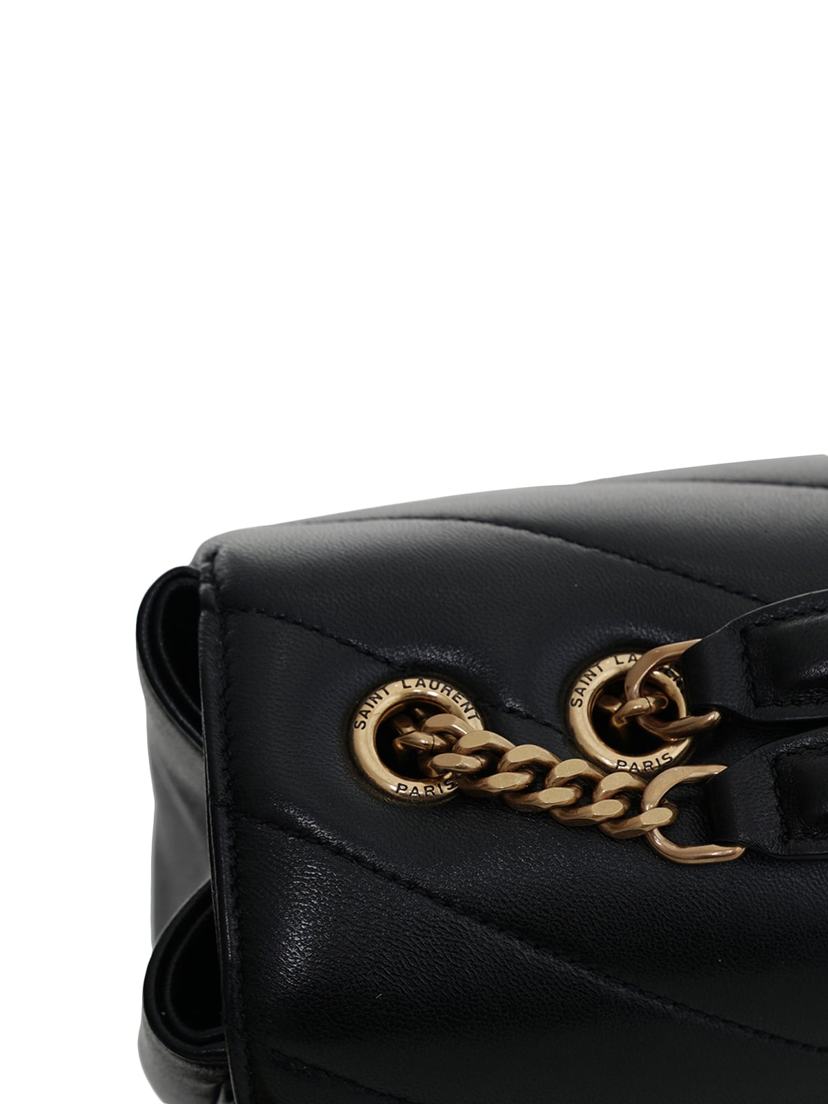 Loulou Medium Matelassé Lambskin Black BHW