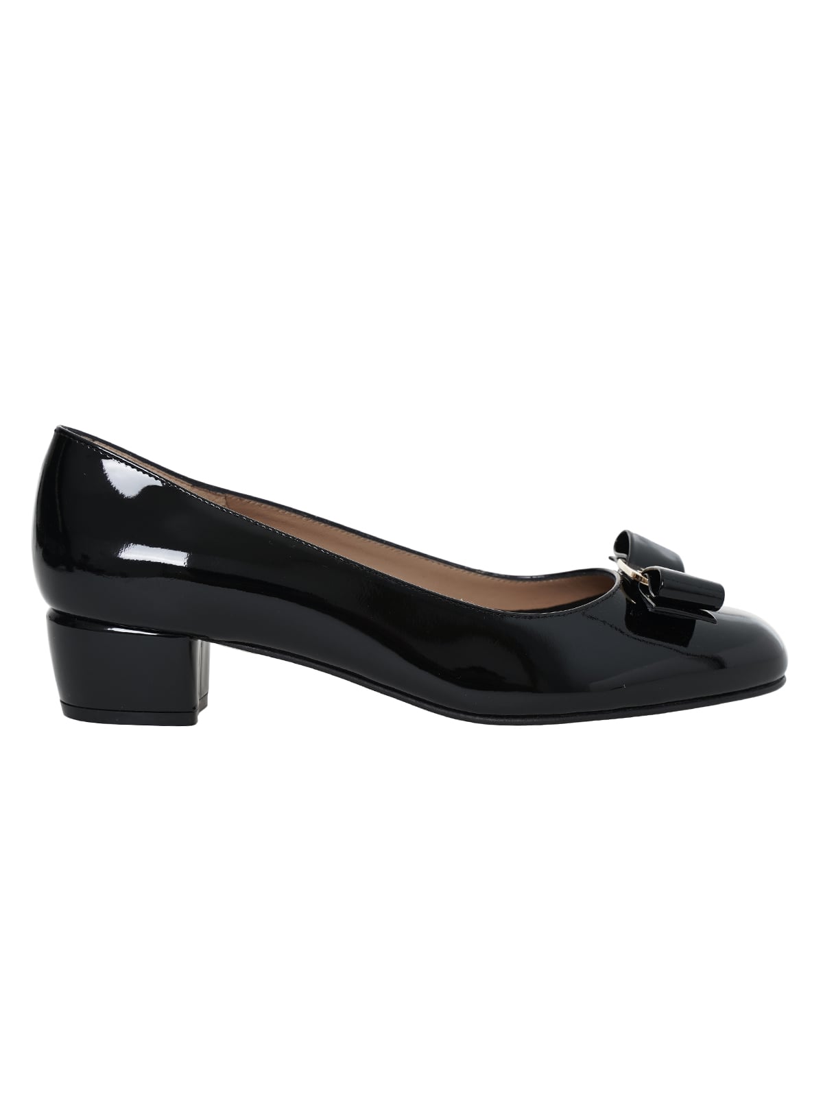 Vara Classic Pump 30mm Leather Black-Ferragamo